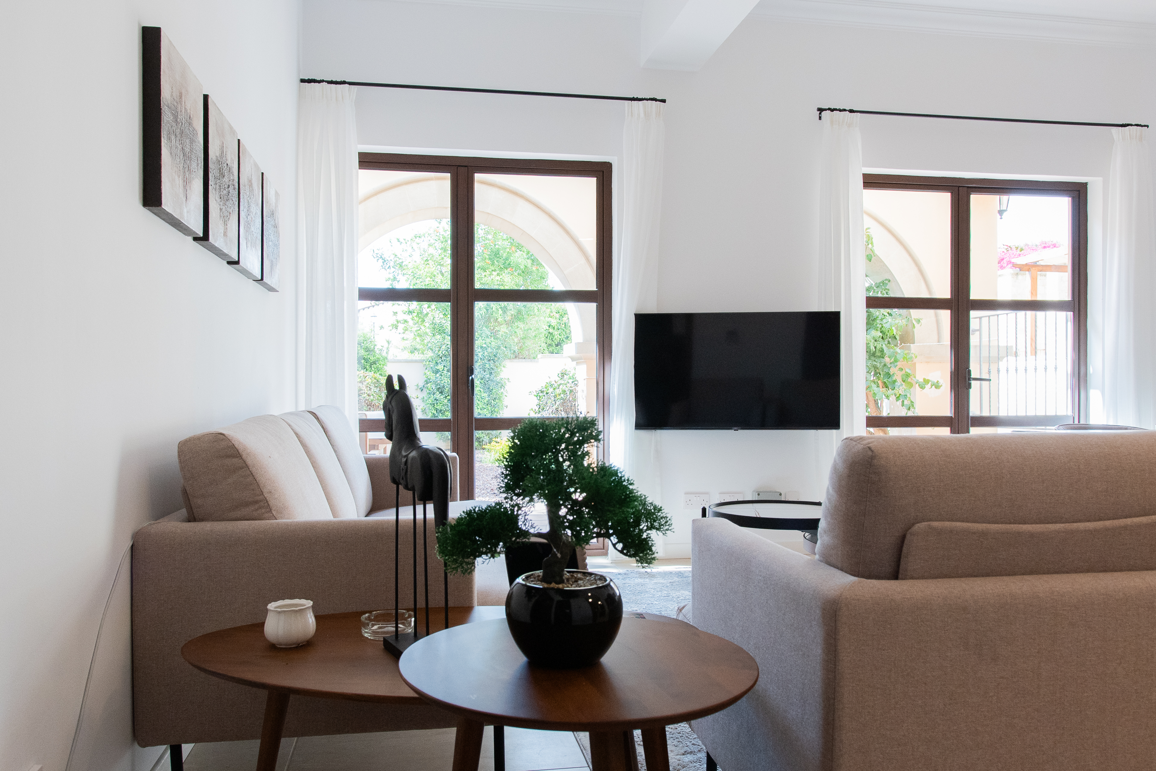 Aphrodite Hills Renovated flat L01 with garden