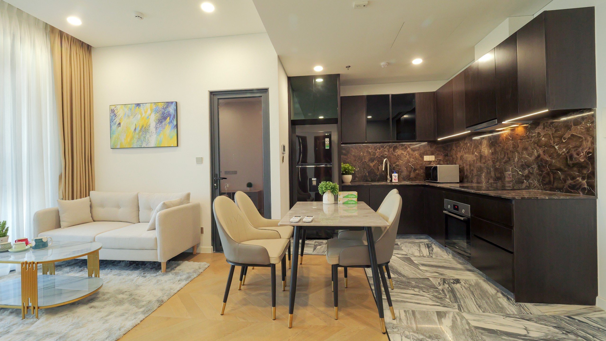 Modern 1BR in Thao Dien - 5min to Vincom Mega Mall