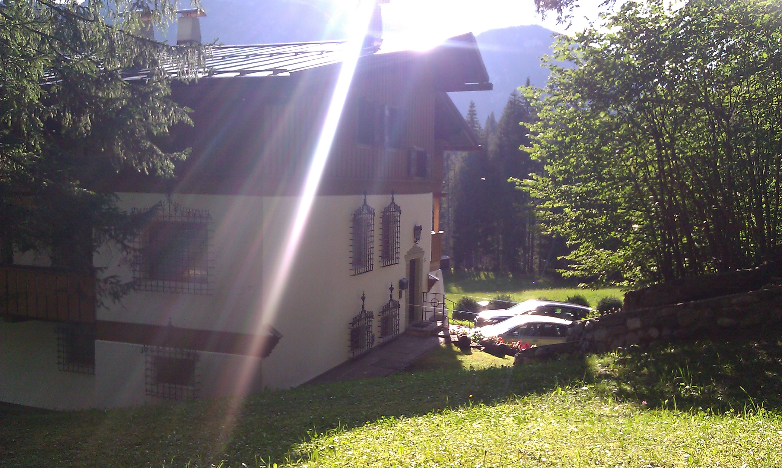 Mountain view and private area