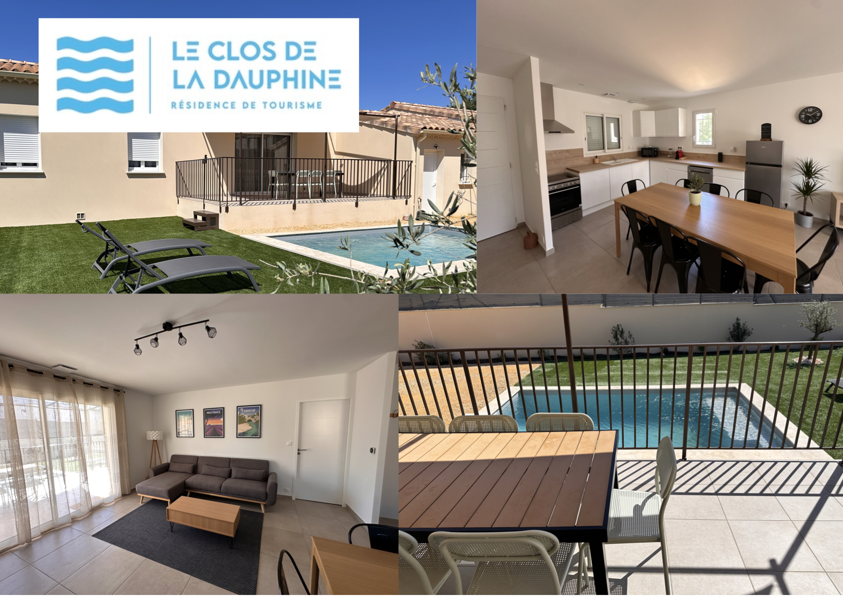 Le Clos de la Dauphine villa 1 up to 8 people