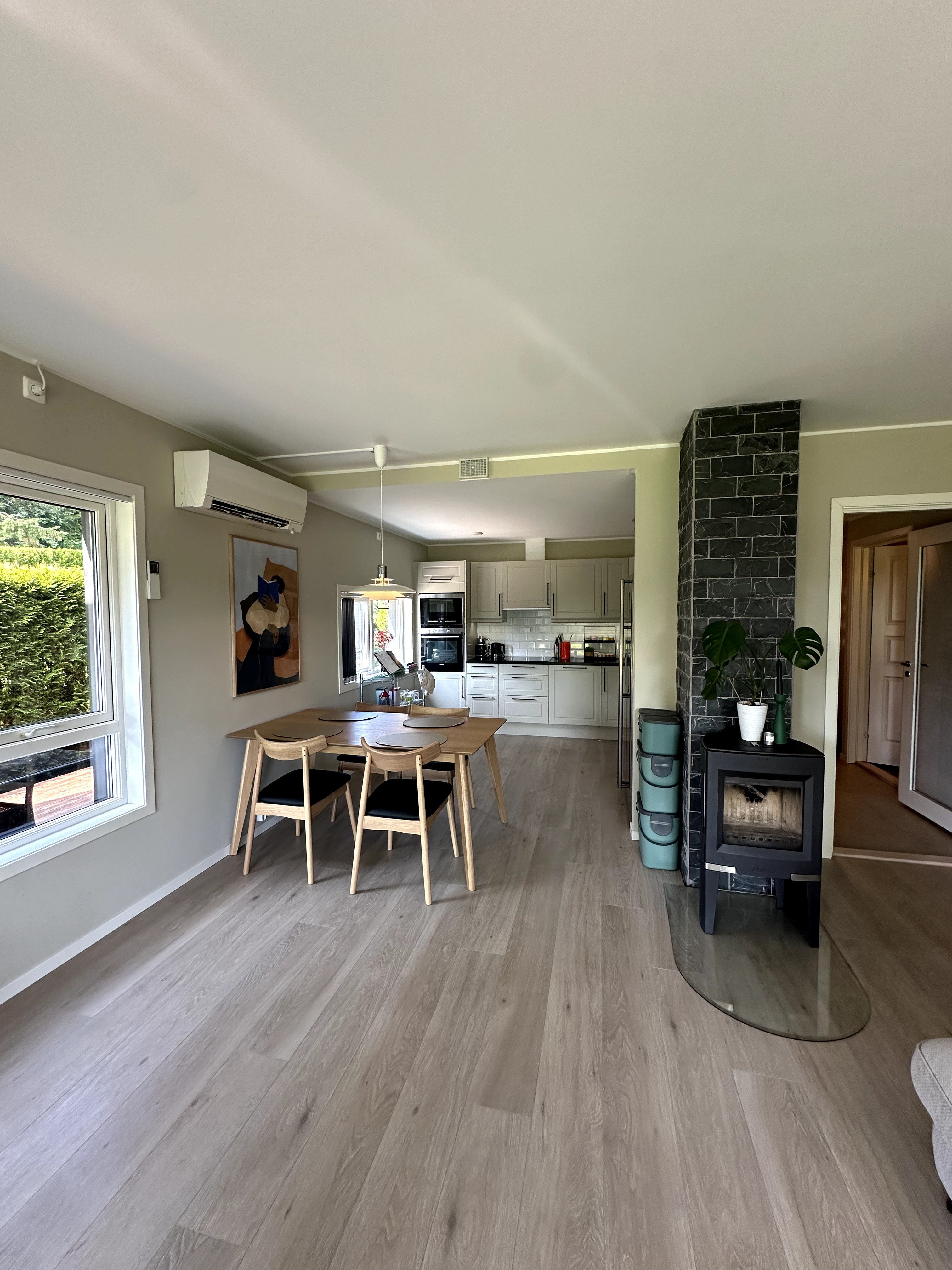 Spacious apartment with patio
