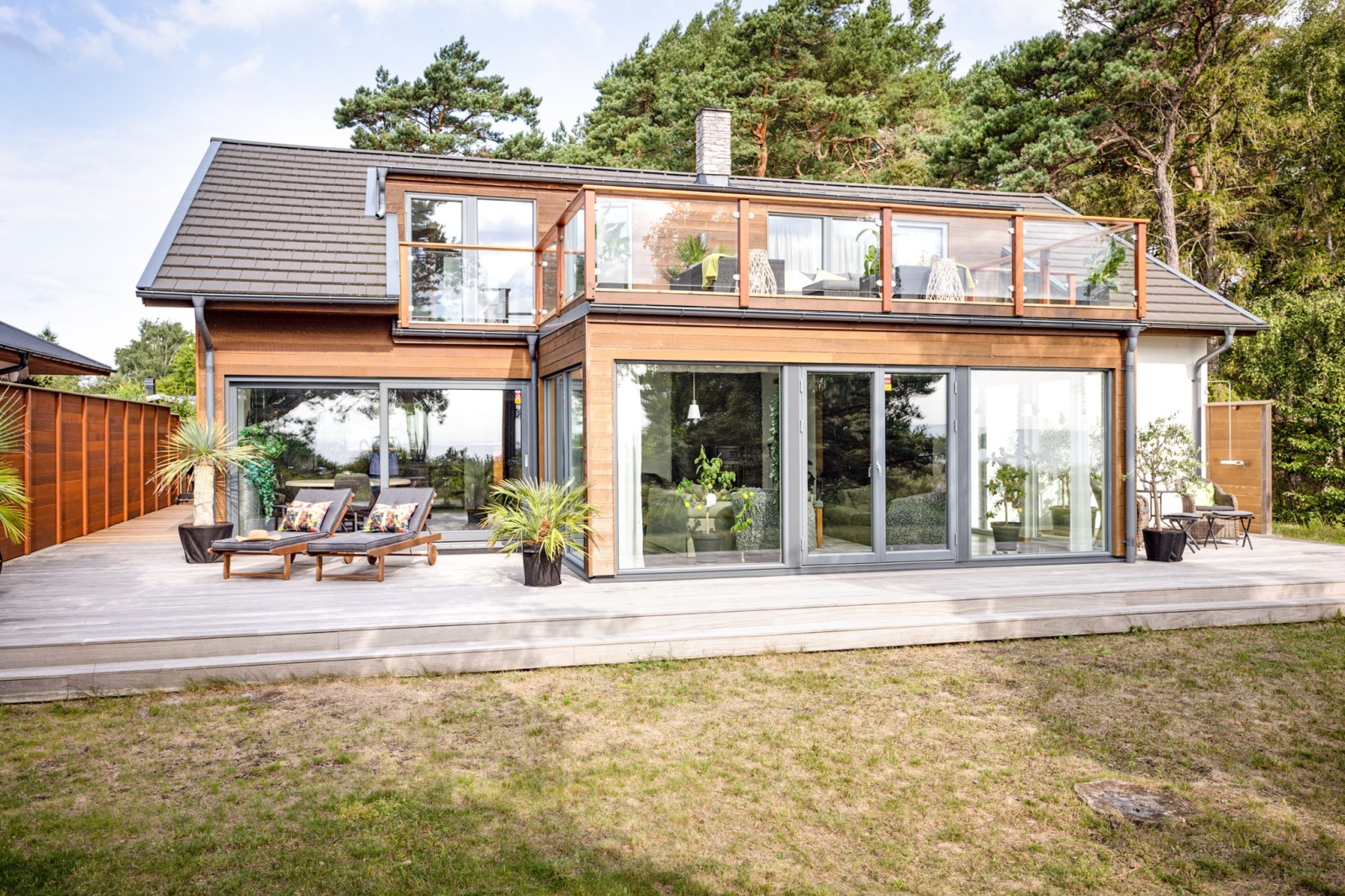 Beach villa at Borrby beach.