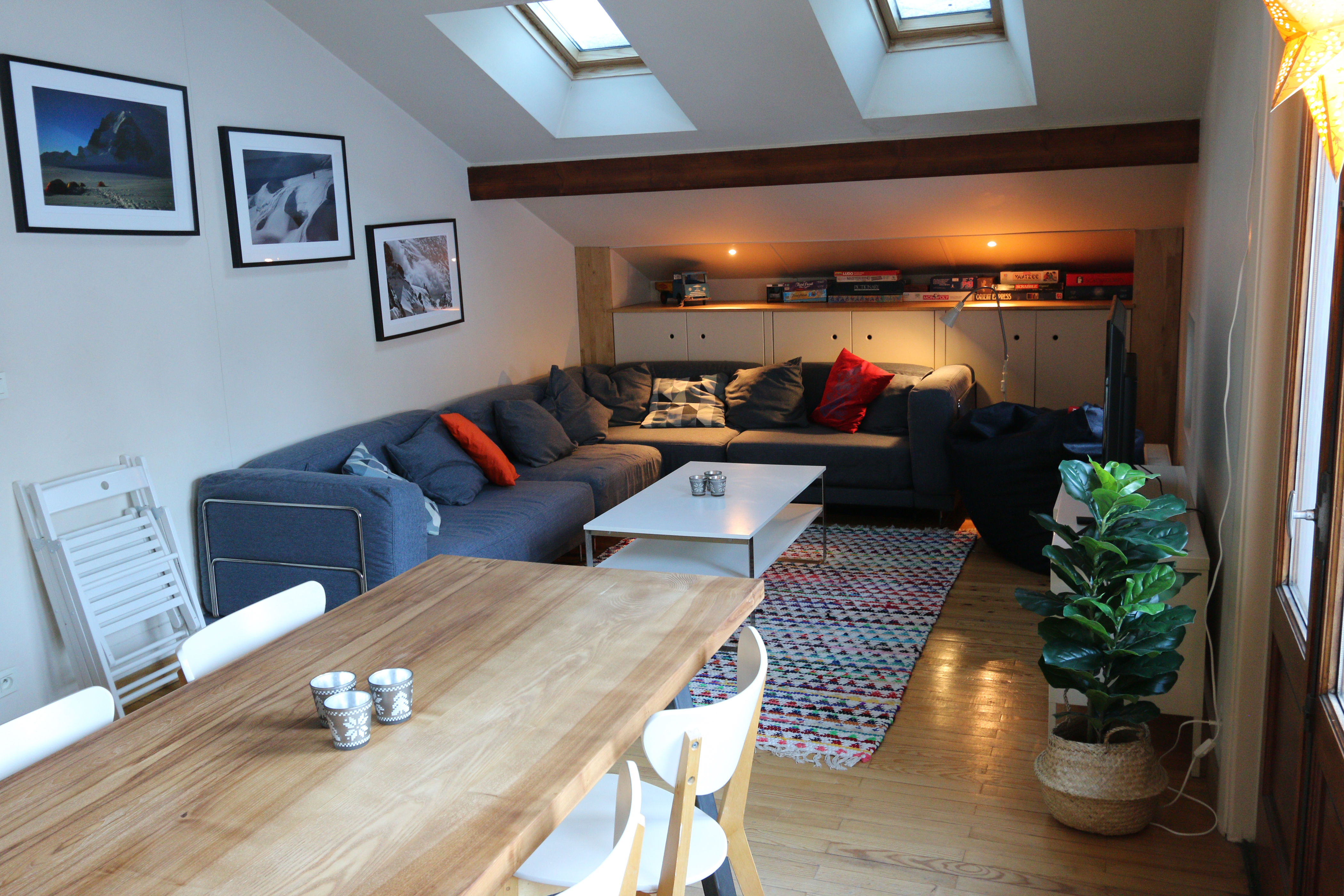 Chalet Les Pelerins top floor apartment