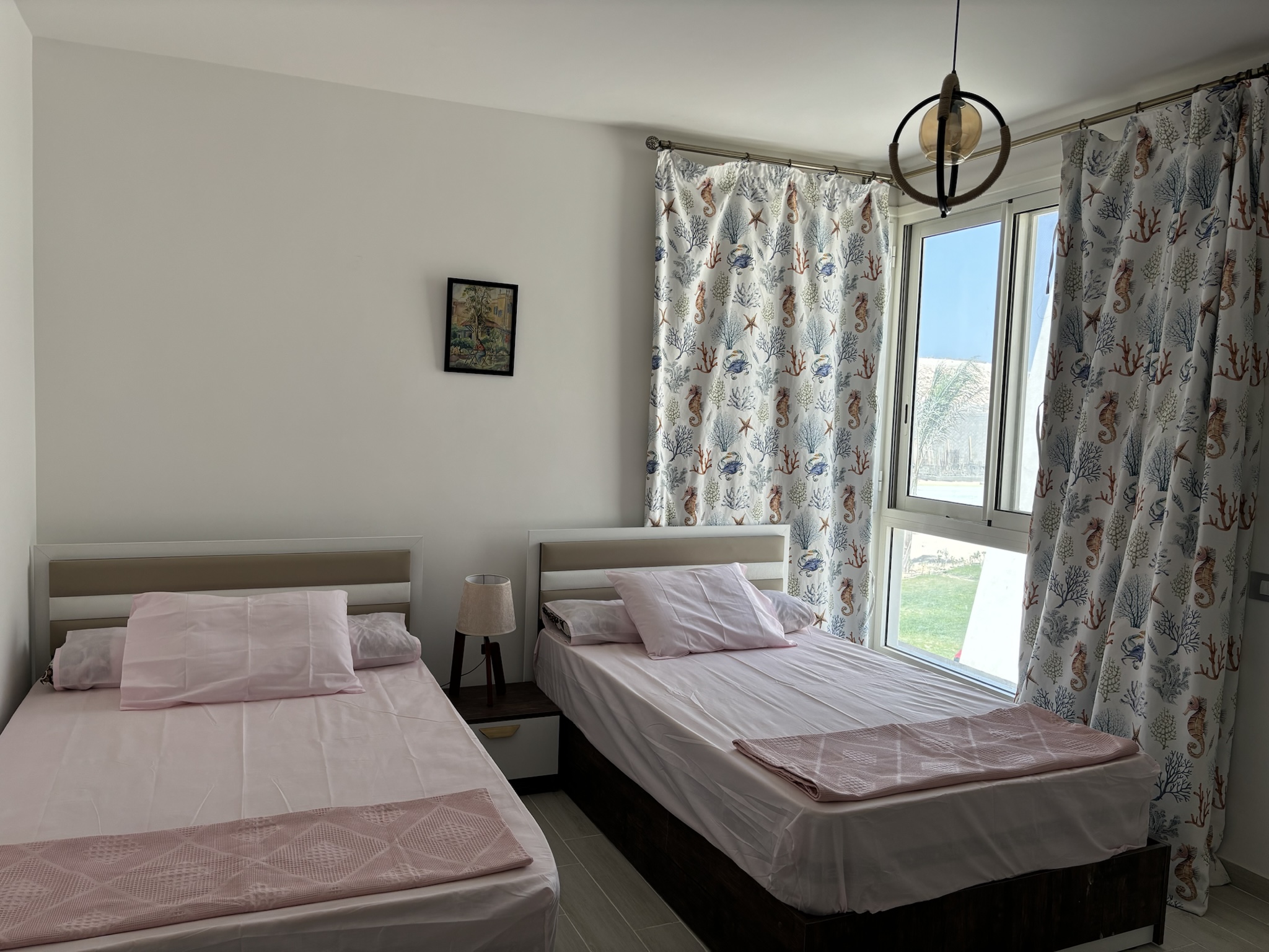 Spacious 3-BR flat |lagoon view - Fouka Bay