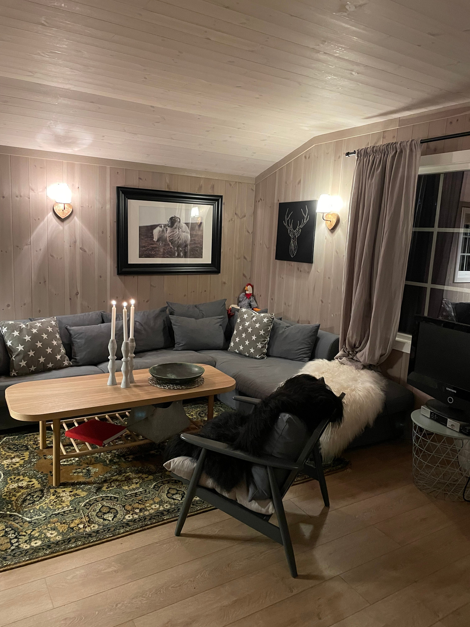 Cozy mountain cabin for 8-10 people