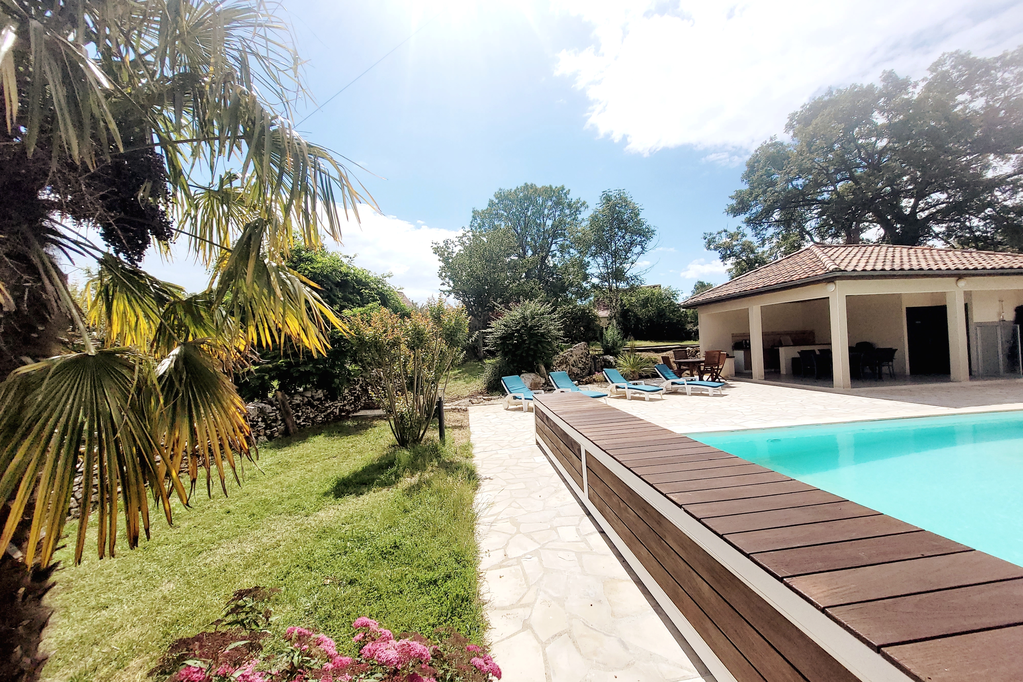 Vacation home with a pool