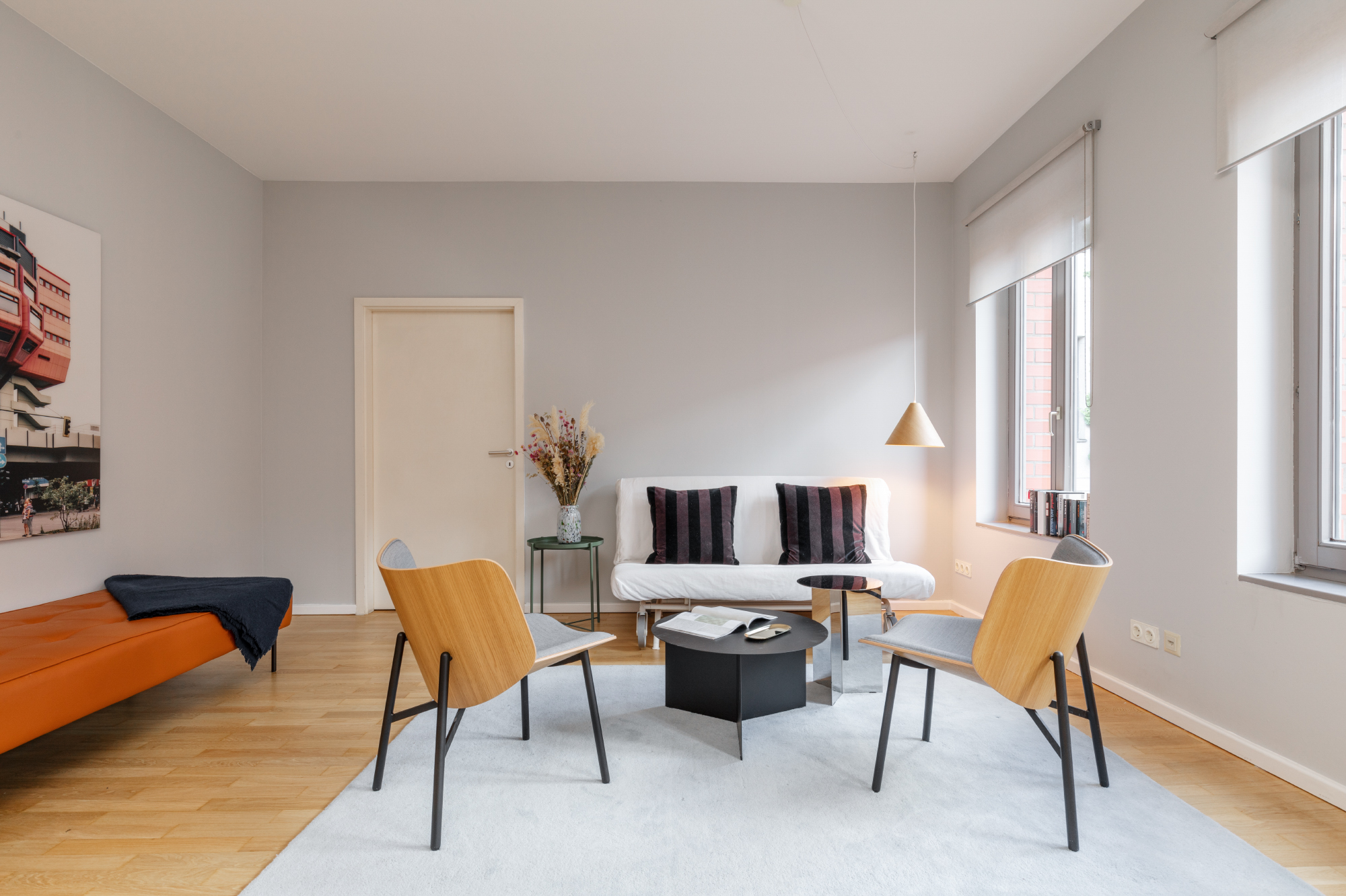 apartment 5_livingroom -downtown -2 rooms - 75 sqm in Brunnenstr. Süd, Berlin