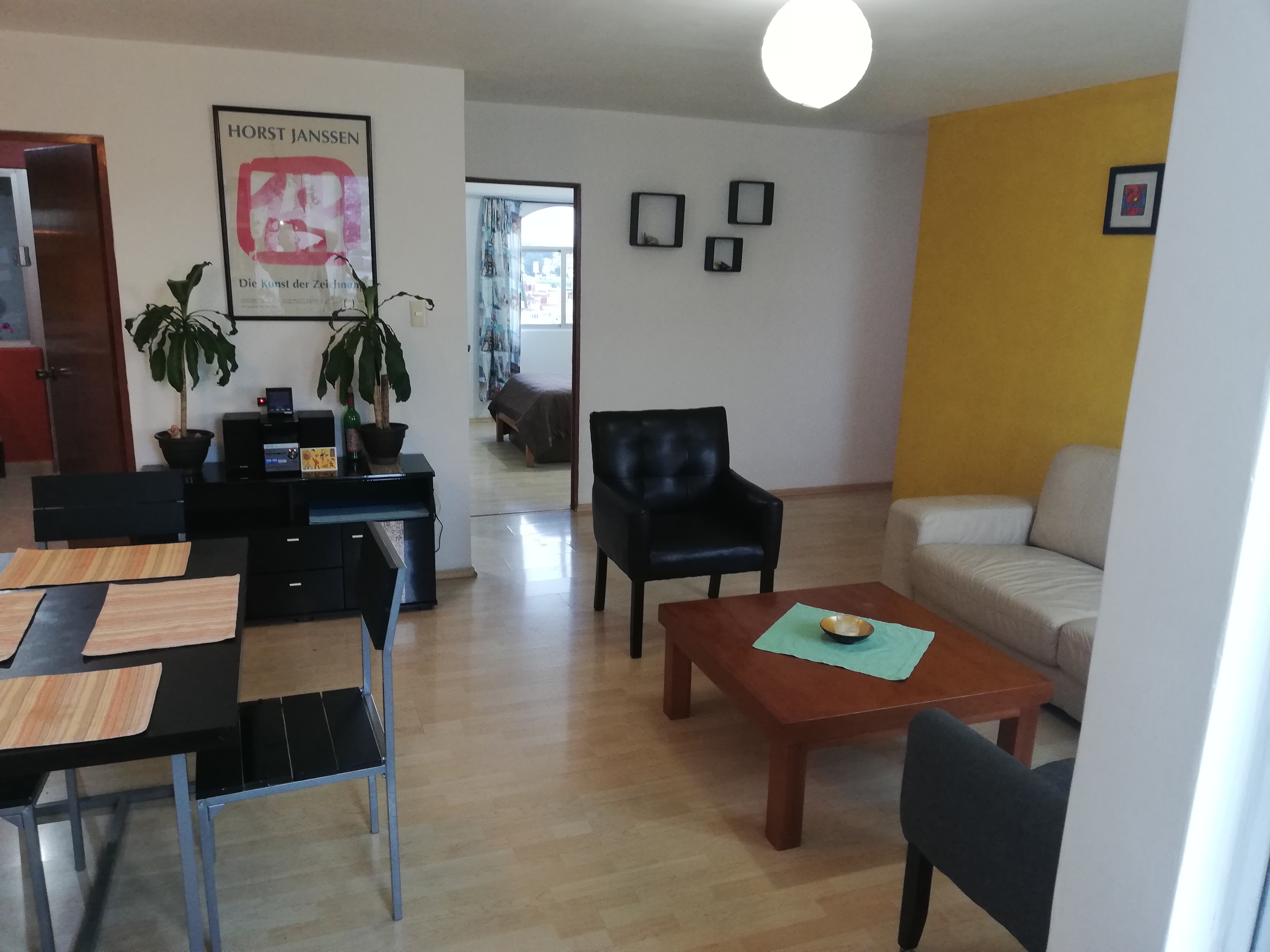 Rooms on a very comfortable downtown full floor