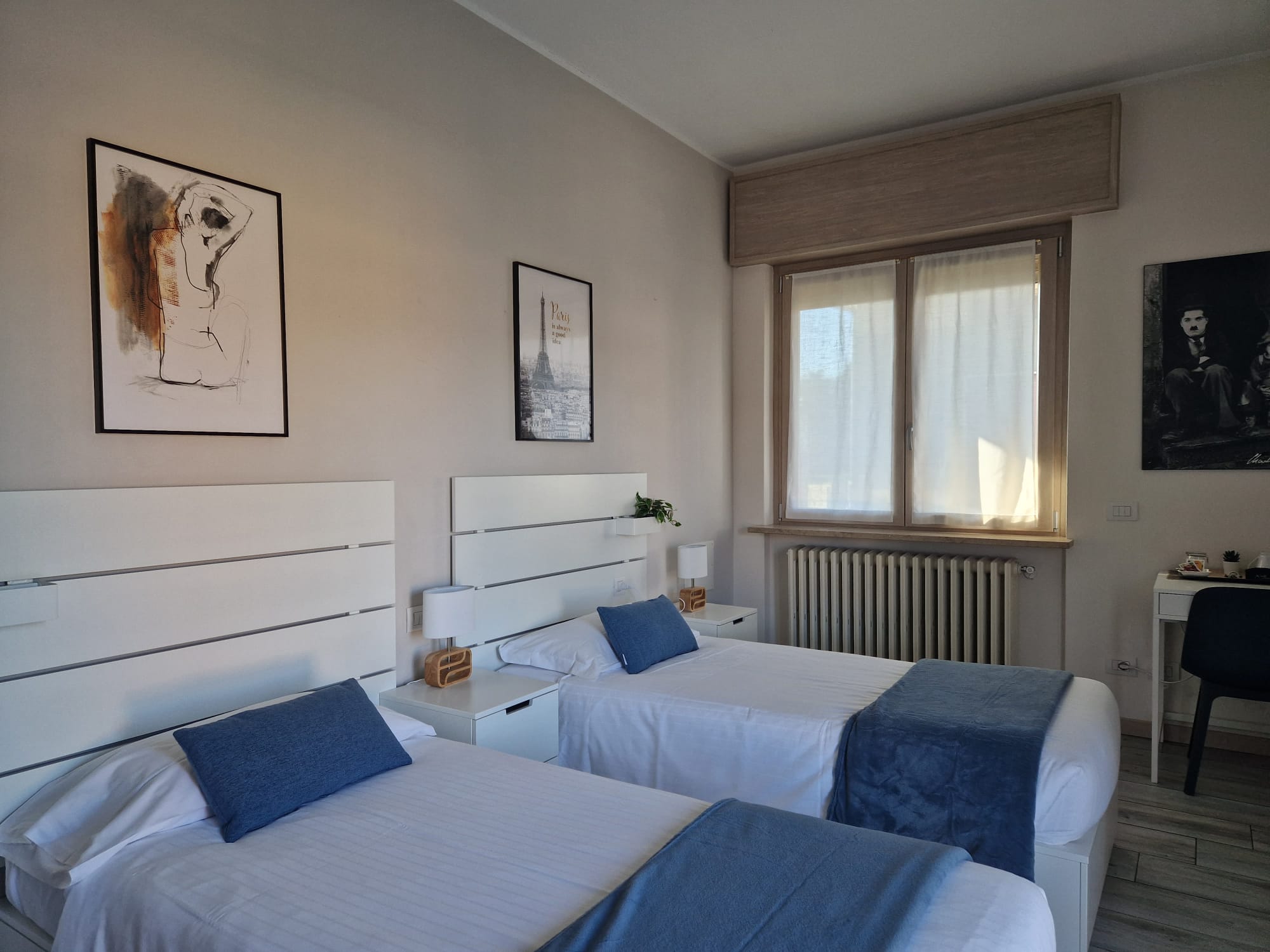 Bgy Airport House, Stanza con due letti in Grassobbio, Bergamo
