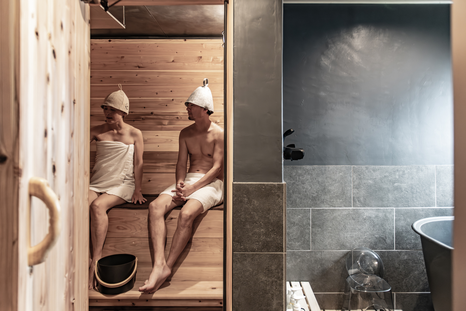 プライベートサウナ室の写真