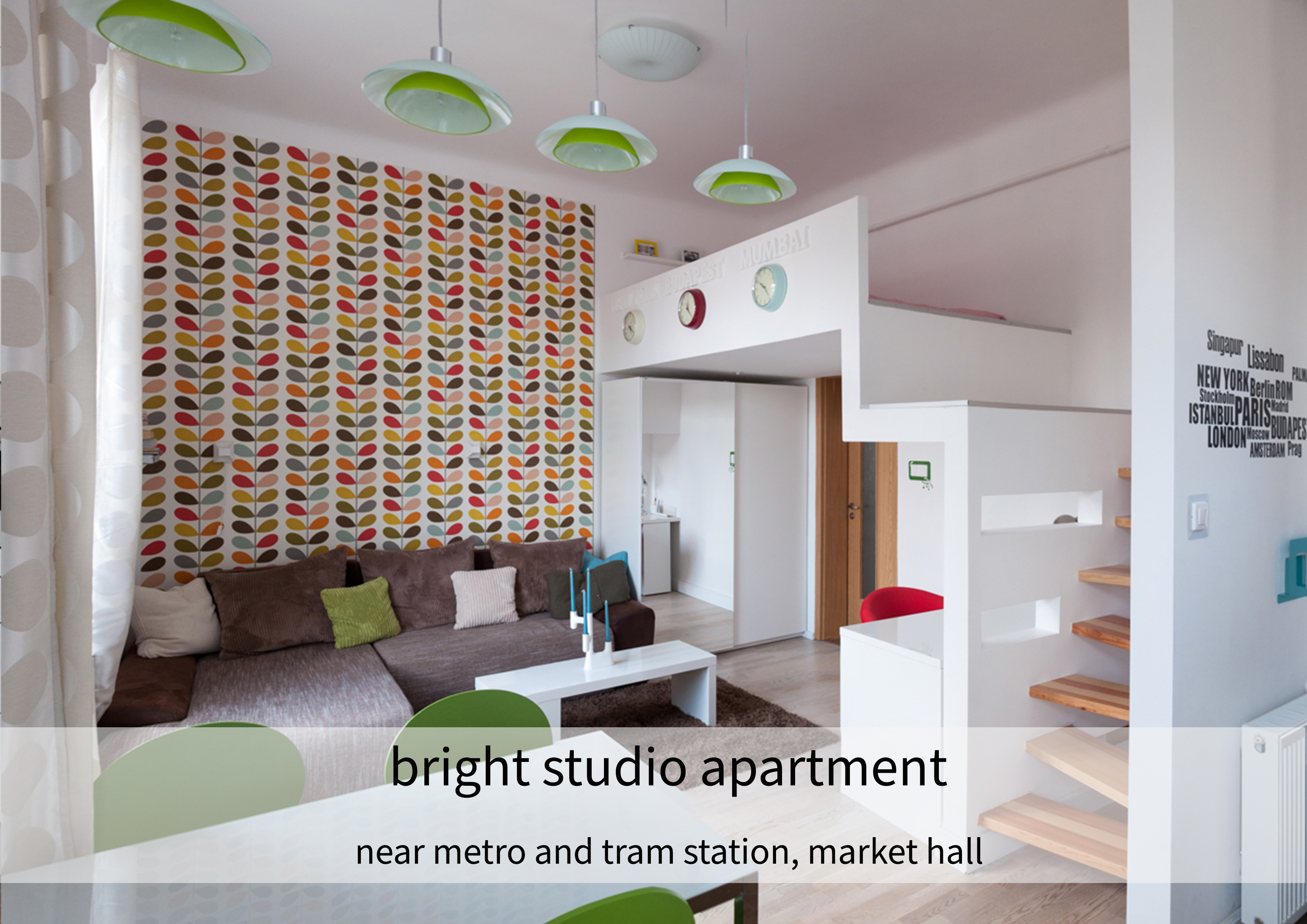centREsidence-lovely studio flat-cool neighborhood