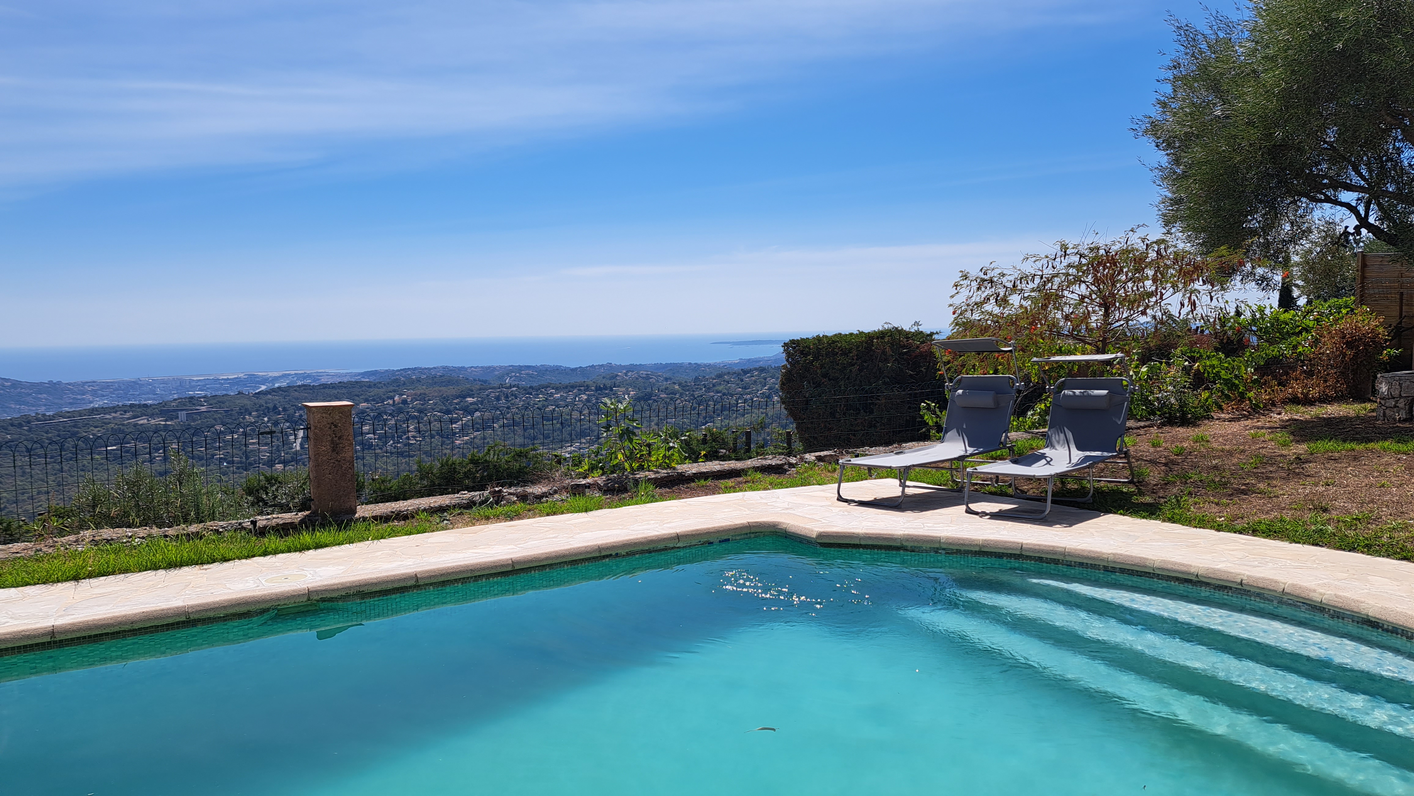 Bas de villa panoramic sea view
