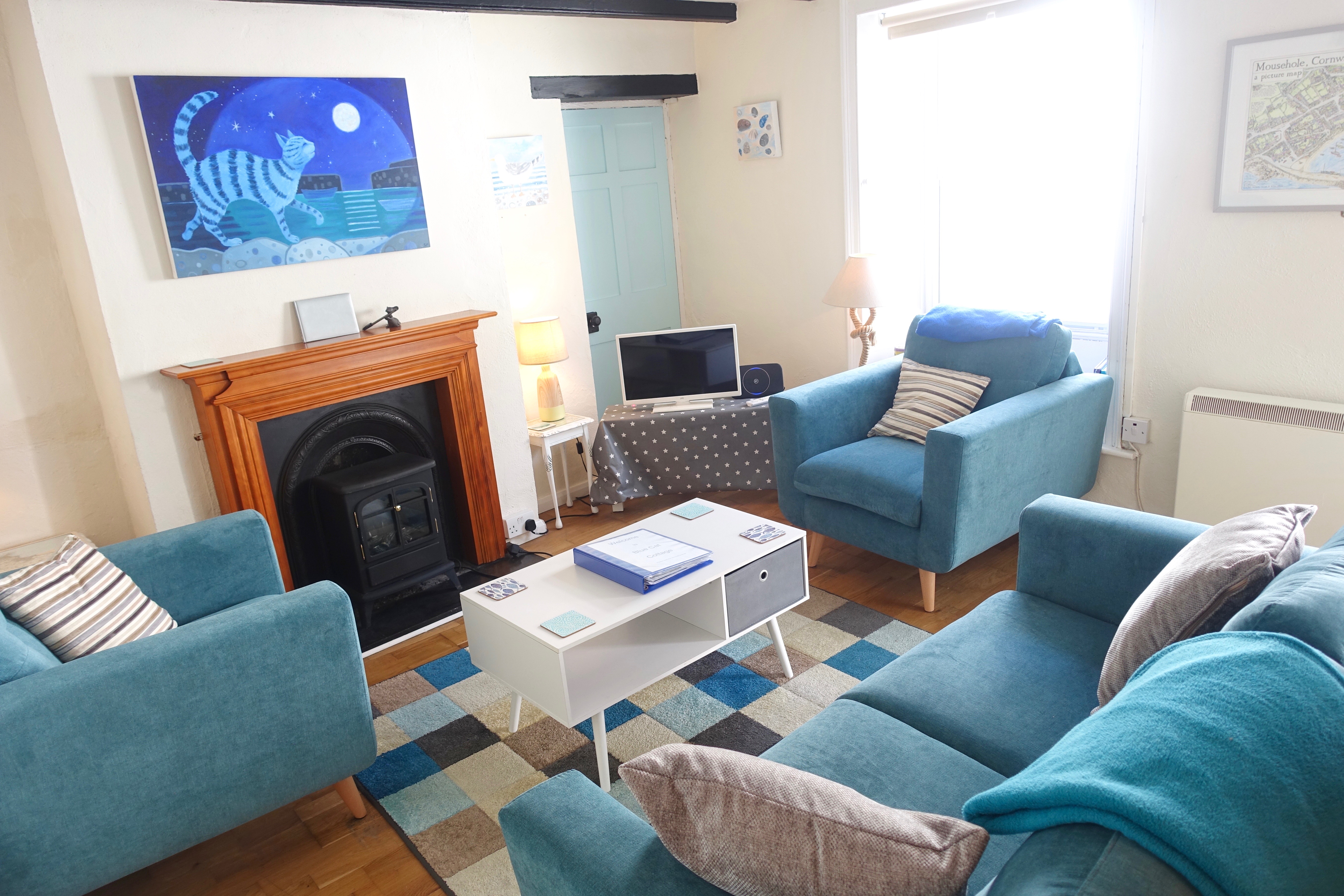 Blue Cat Cottage, Mousehole
