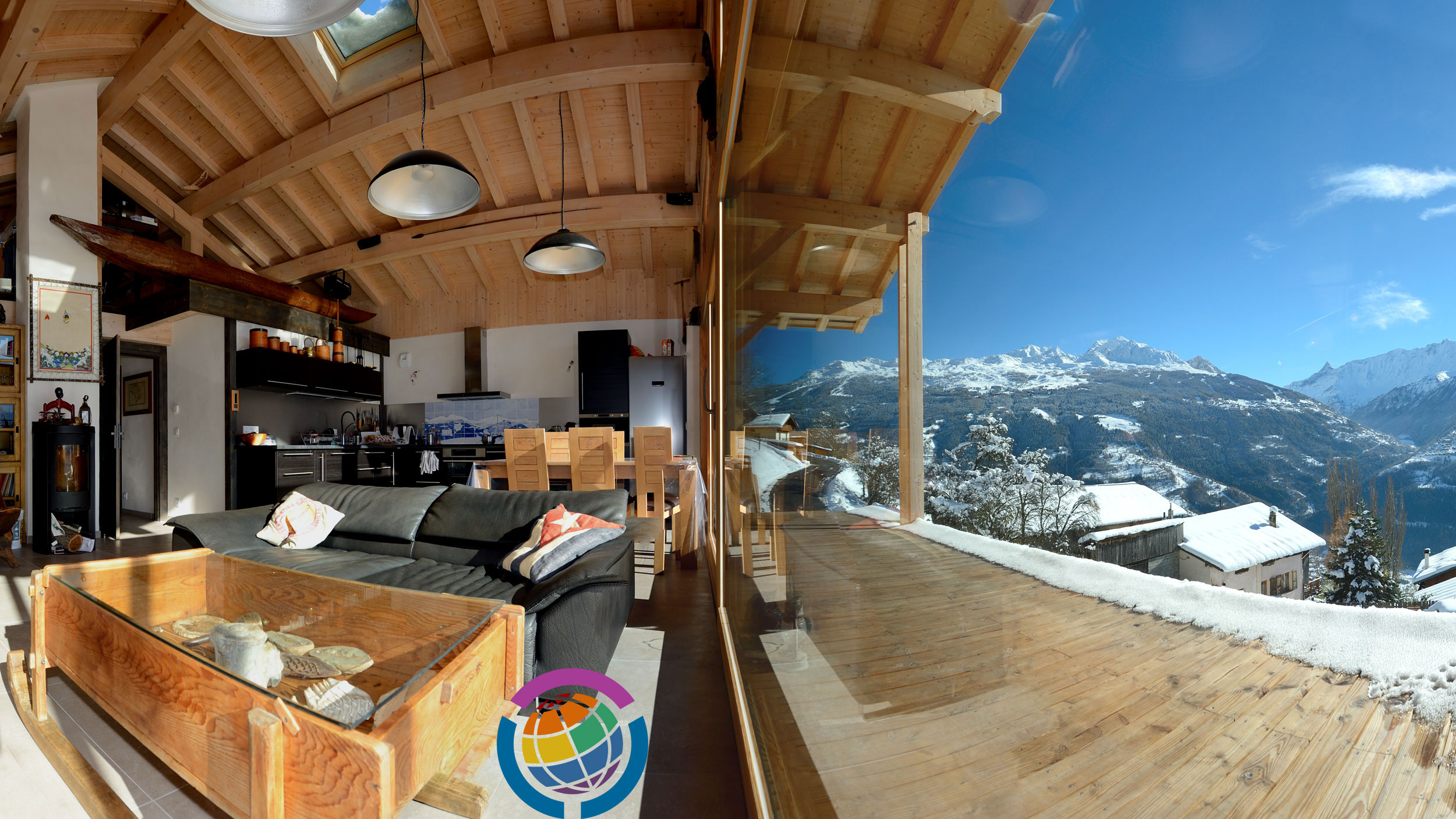 La Case à Kio, B&B, bedroom Kio, facing Les Arcs