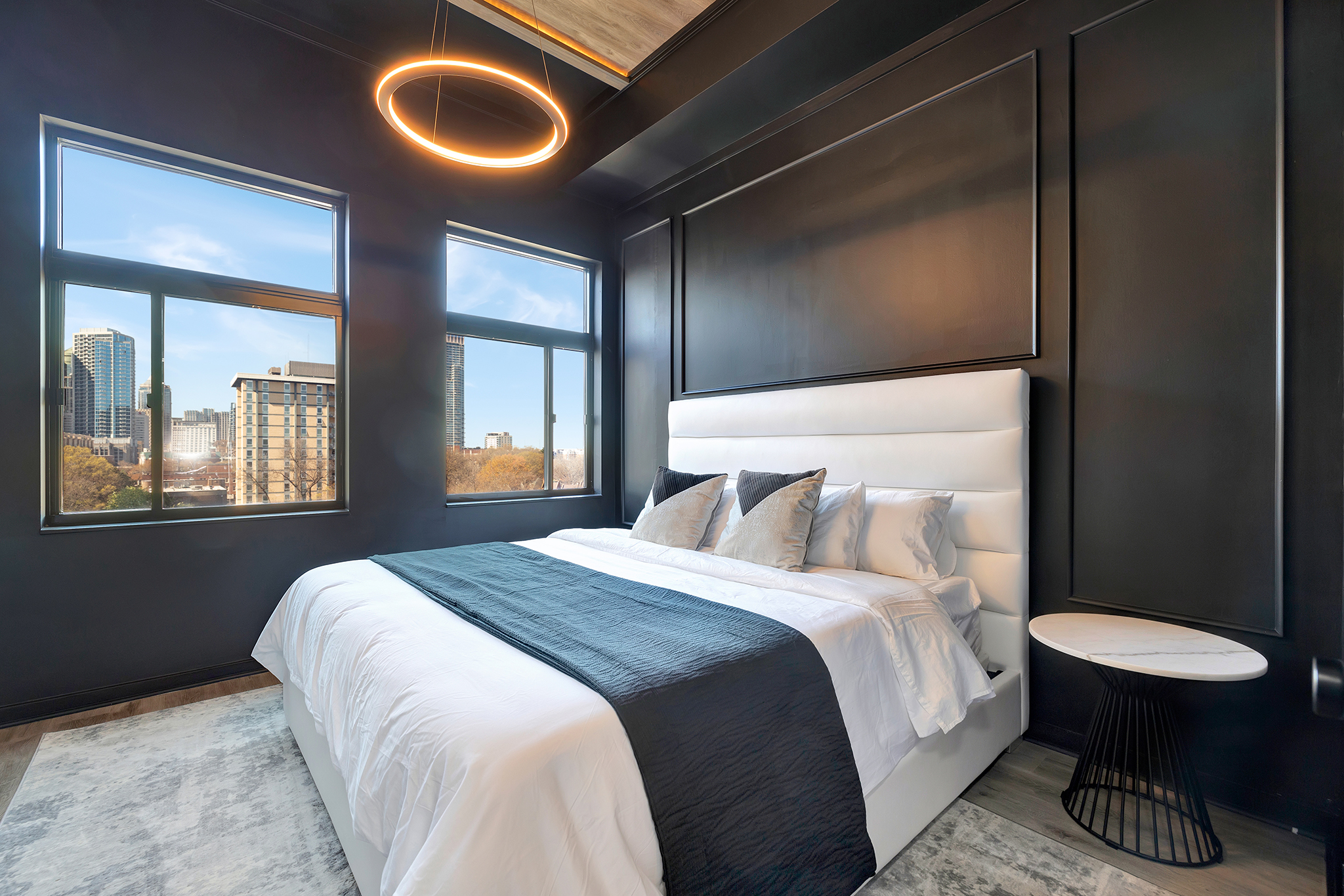 POOL, ROOFTOP, SKYLINE VIEW in Downtown Charlotte Condominiums for