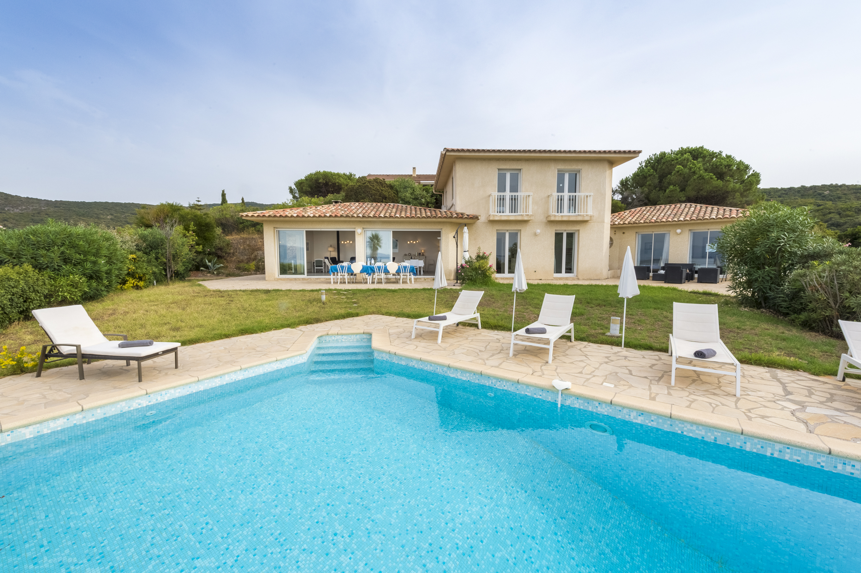 Beautiful view villa Gulf of Ajaccio/Heated pool