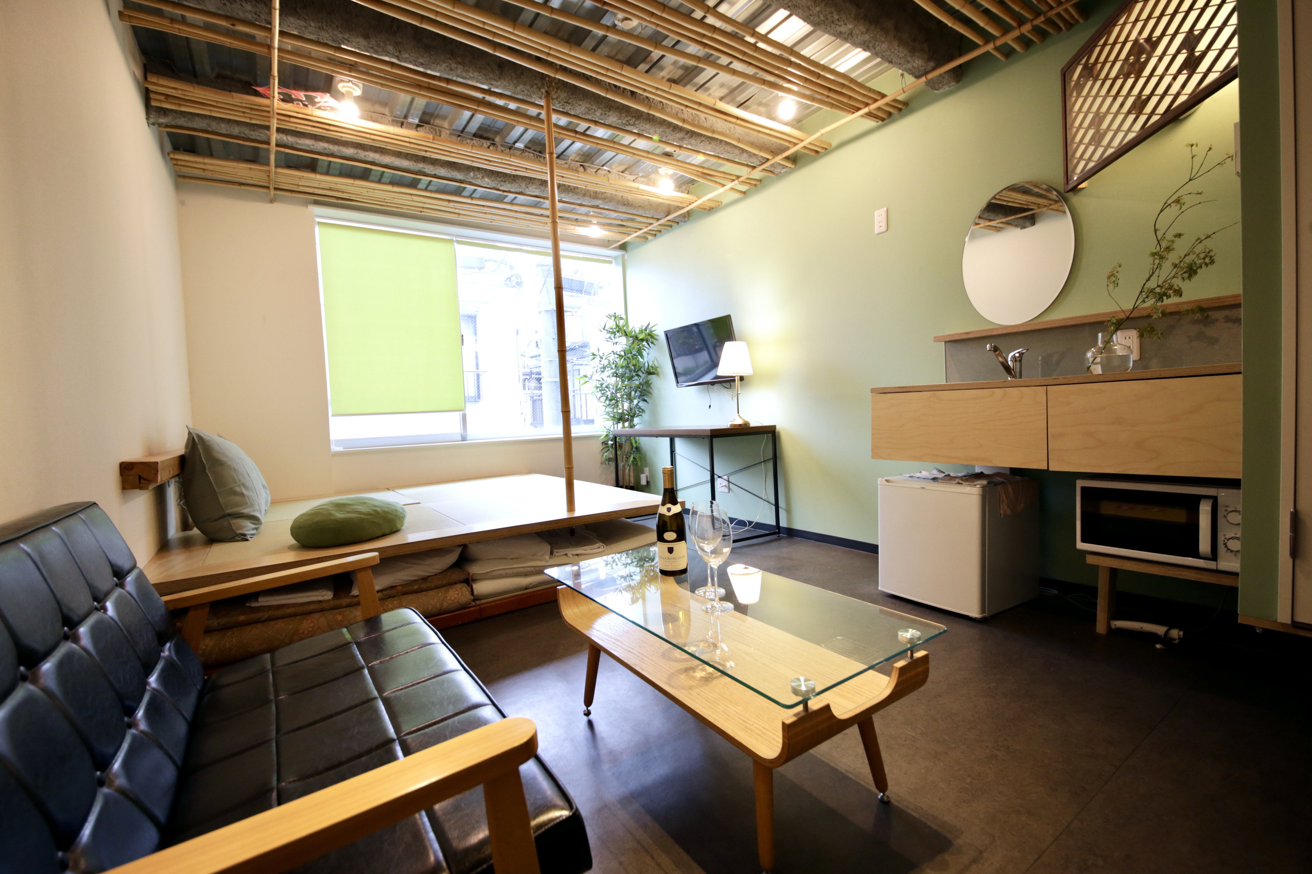 【OpenAirBath】GrapeRowHouse 2F｜7min walk to station