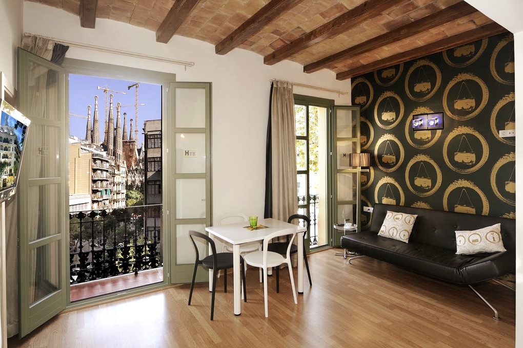 Stylish 1BR w/ views Sagrada Familia