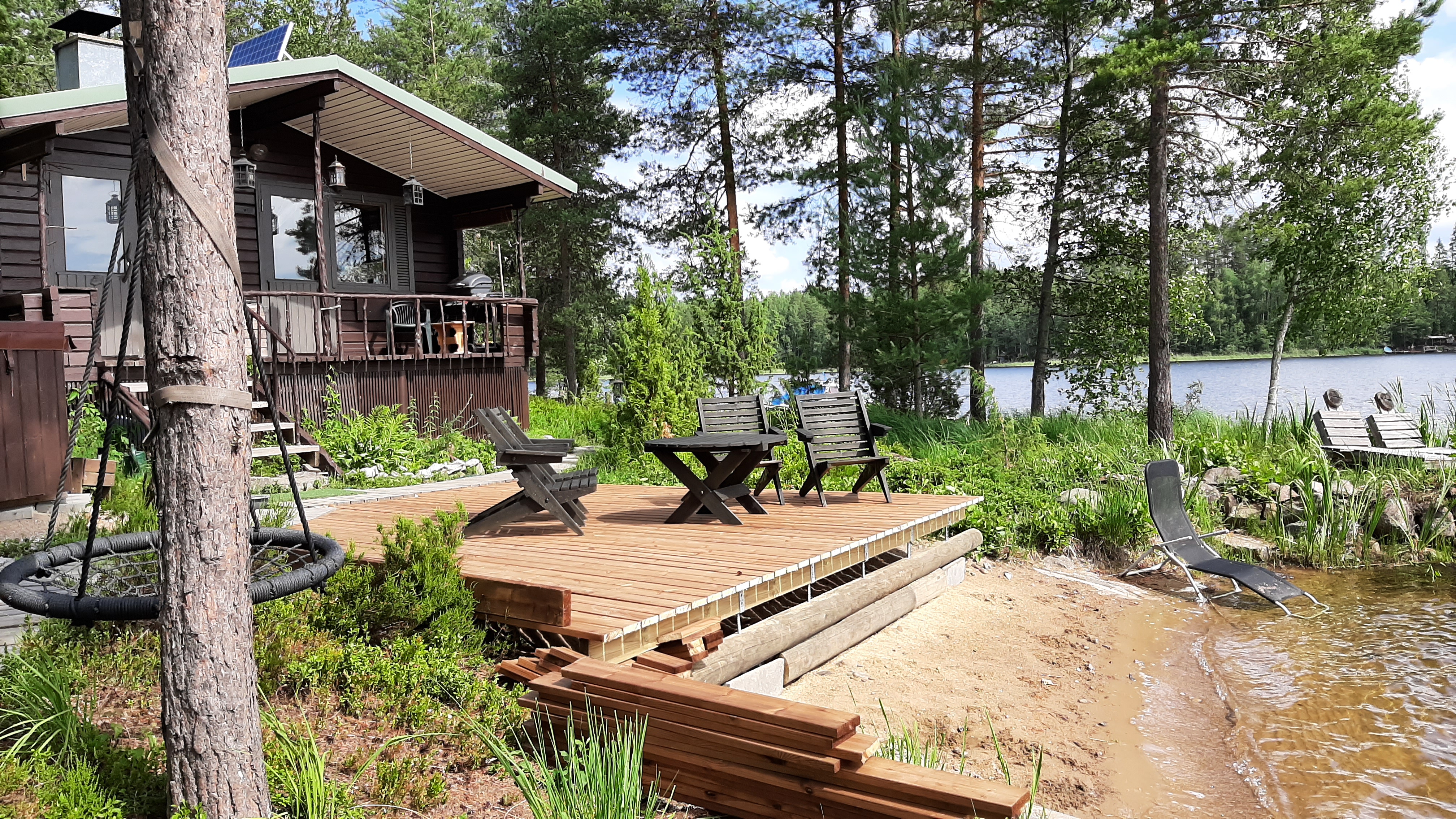 Authentic Finnish Sauna building.