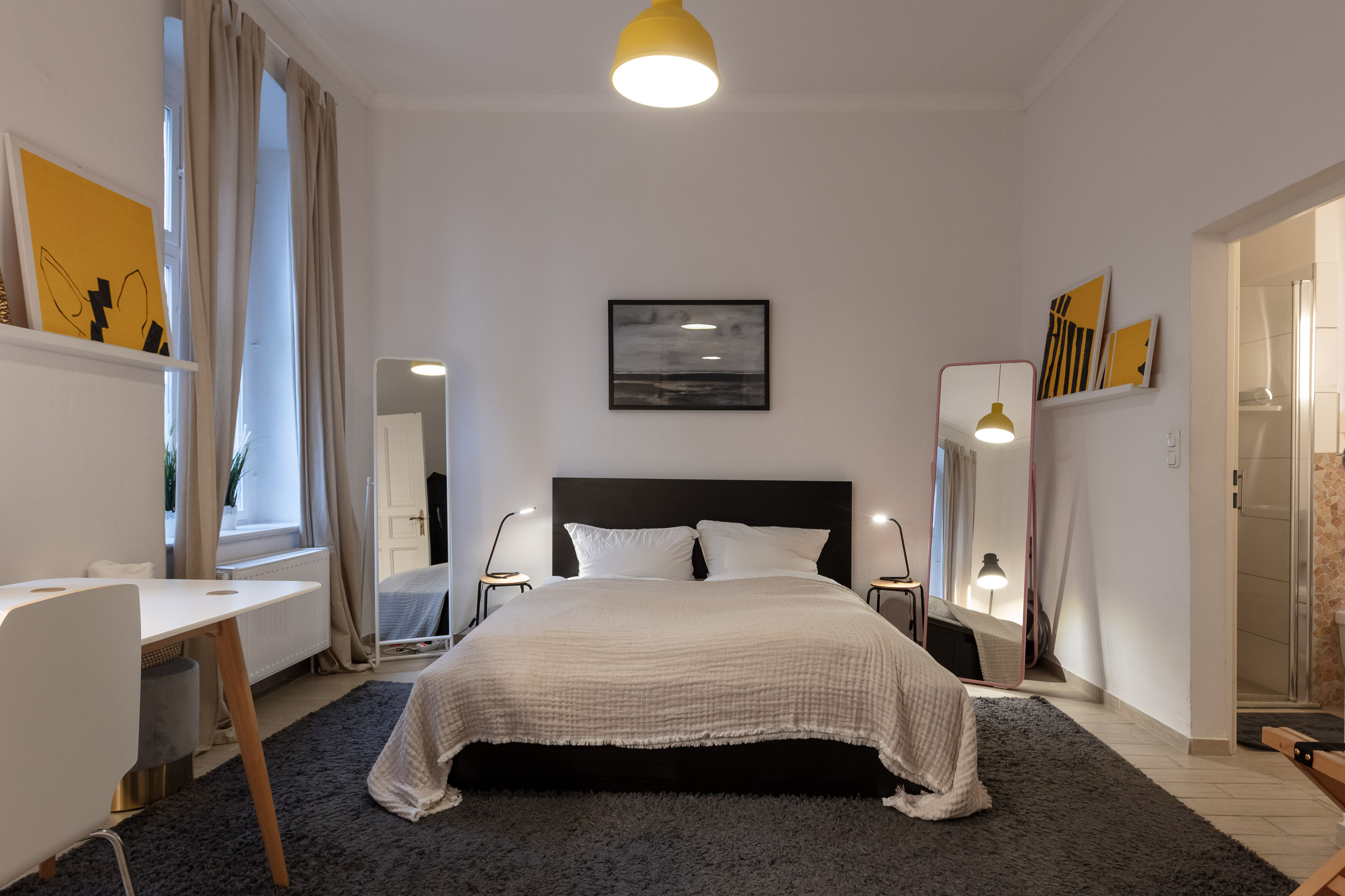 Furnished multipurpose studio apartment