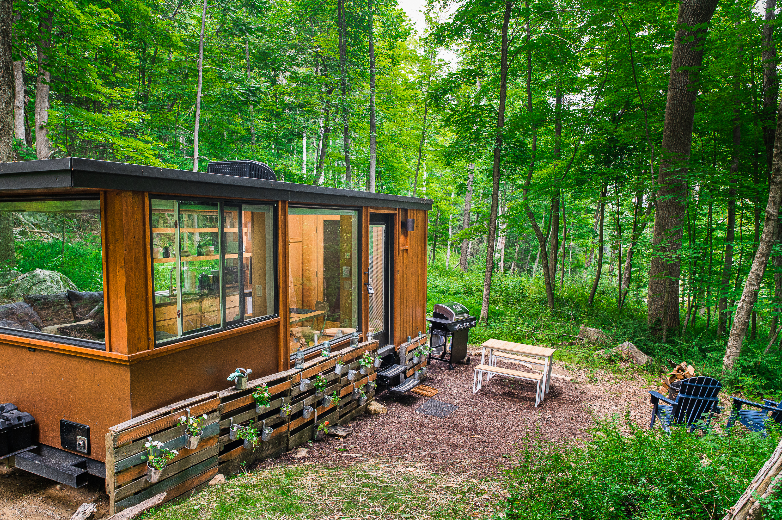 The GlassHouse: Hudson Valley Tiny Home w/Firepit - Tiny houses