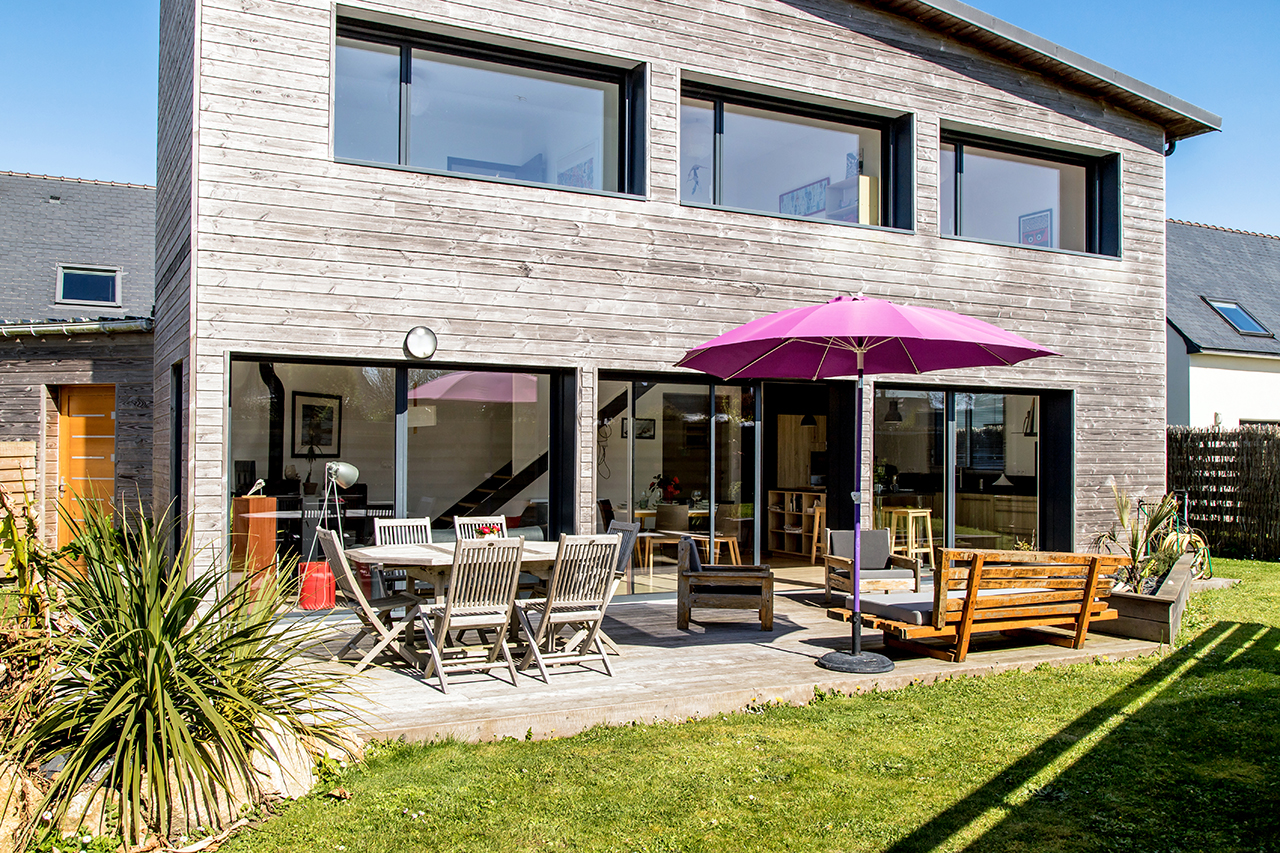 Contemporary house by the sea Santec roscoff
