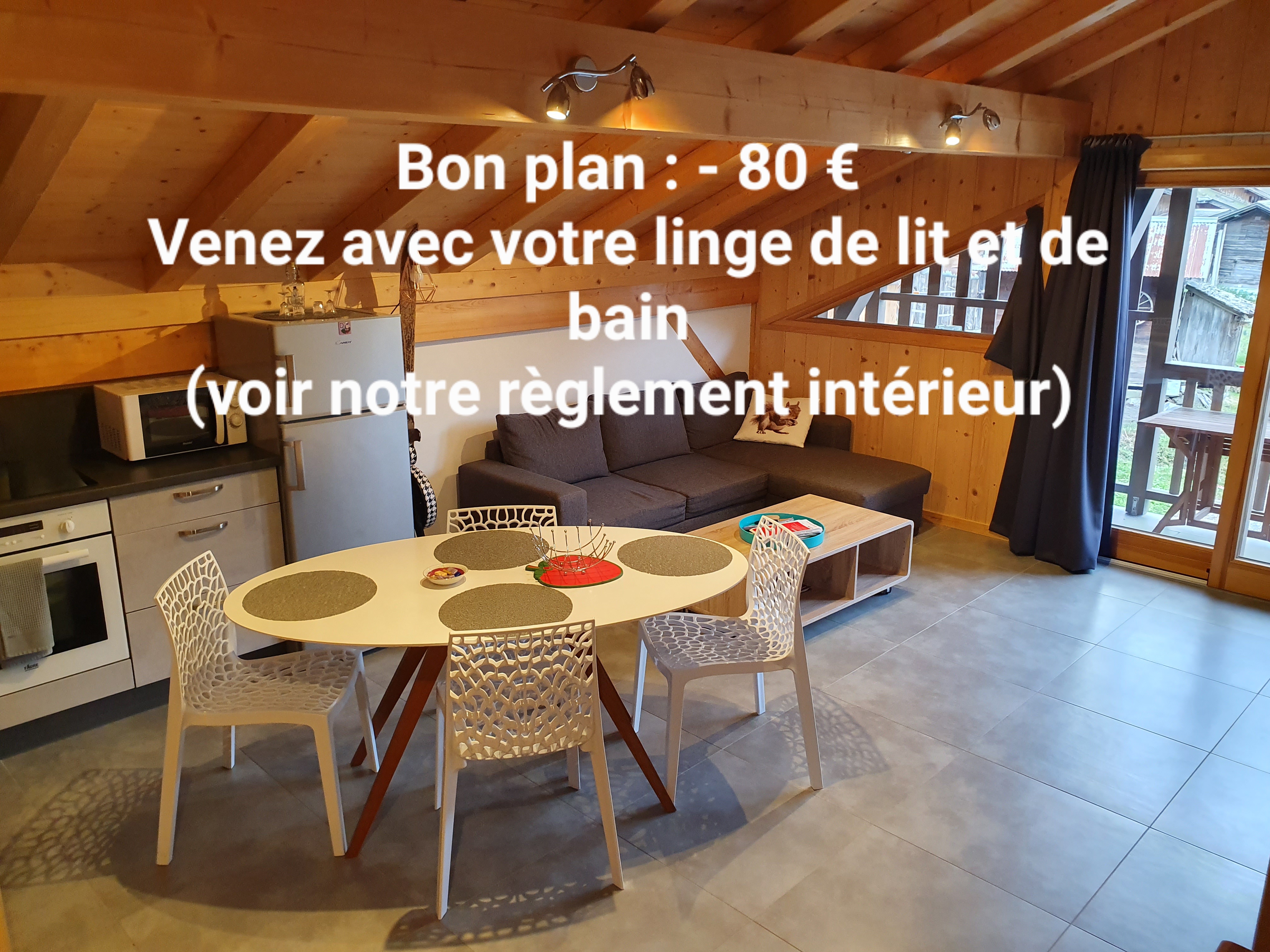 Duplex apartment in charming hamlet of Samoëns