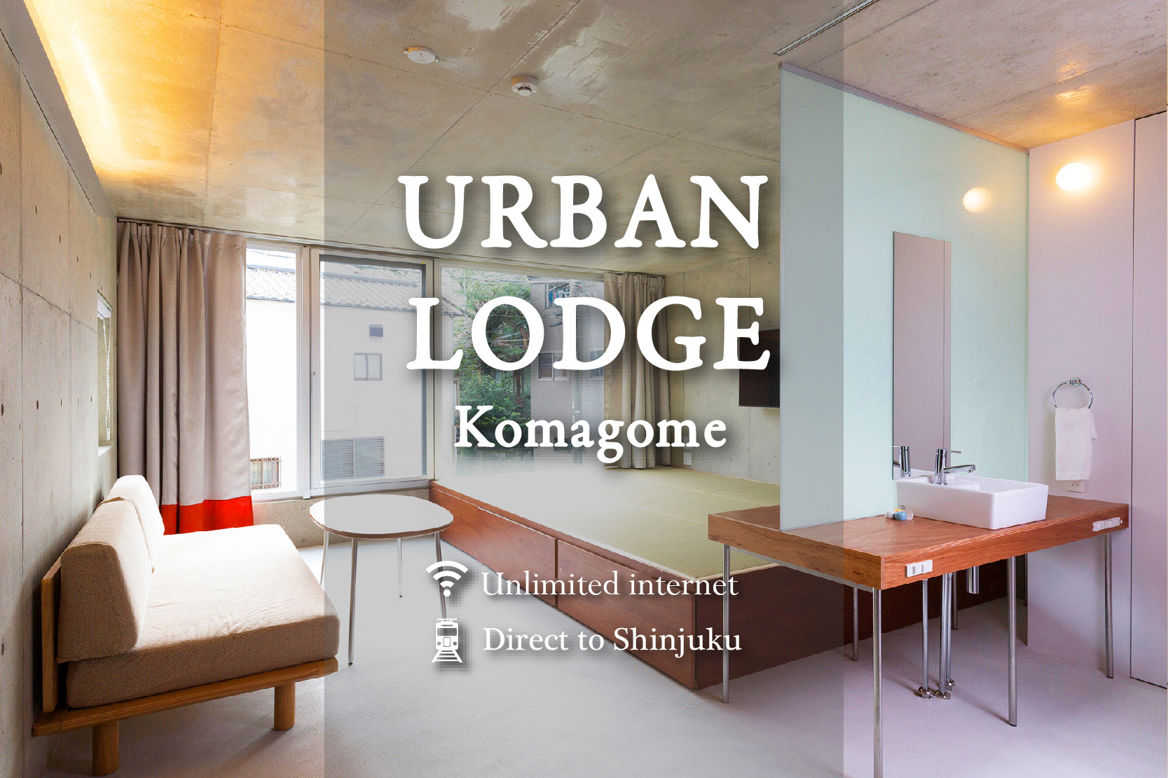 #2F/33.7㎡ Modern Designers Apt. Komagome st 7min