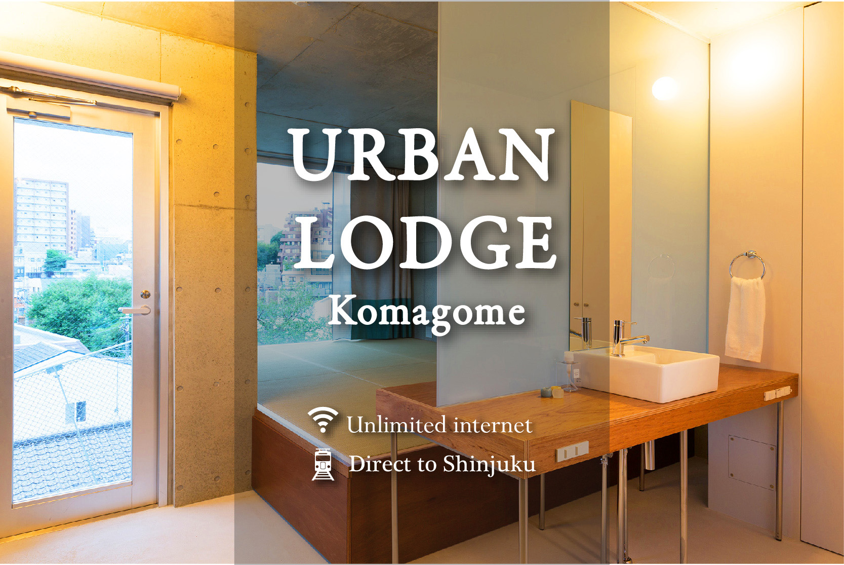 #5F/27.3㎡ Modern Designers Apt. Komagome 7 min