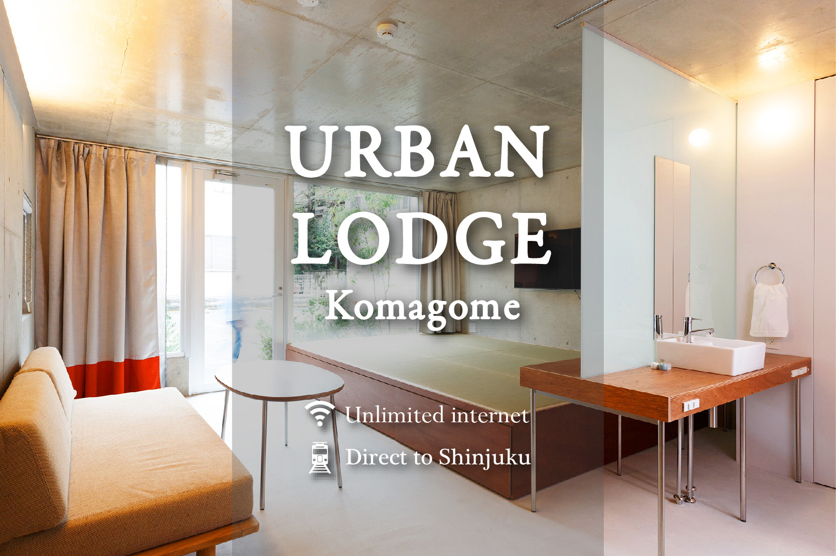 #1F/35.3㎡ Modern Designers Apt. Komagome st 7 min