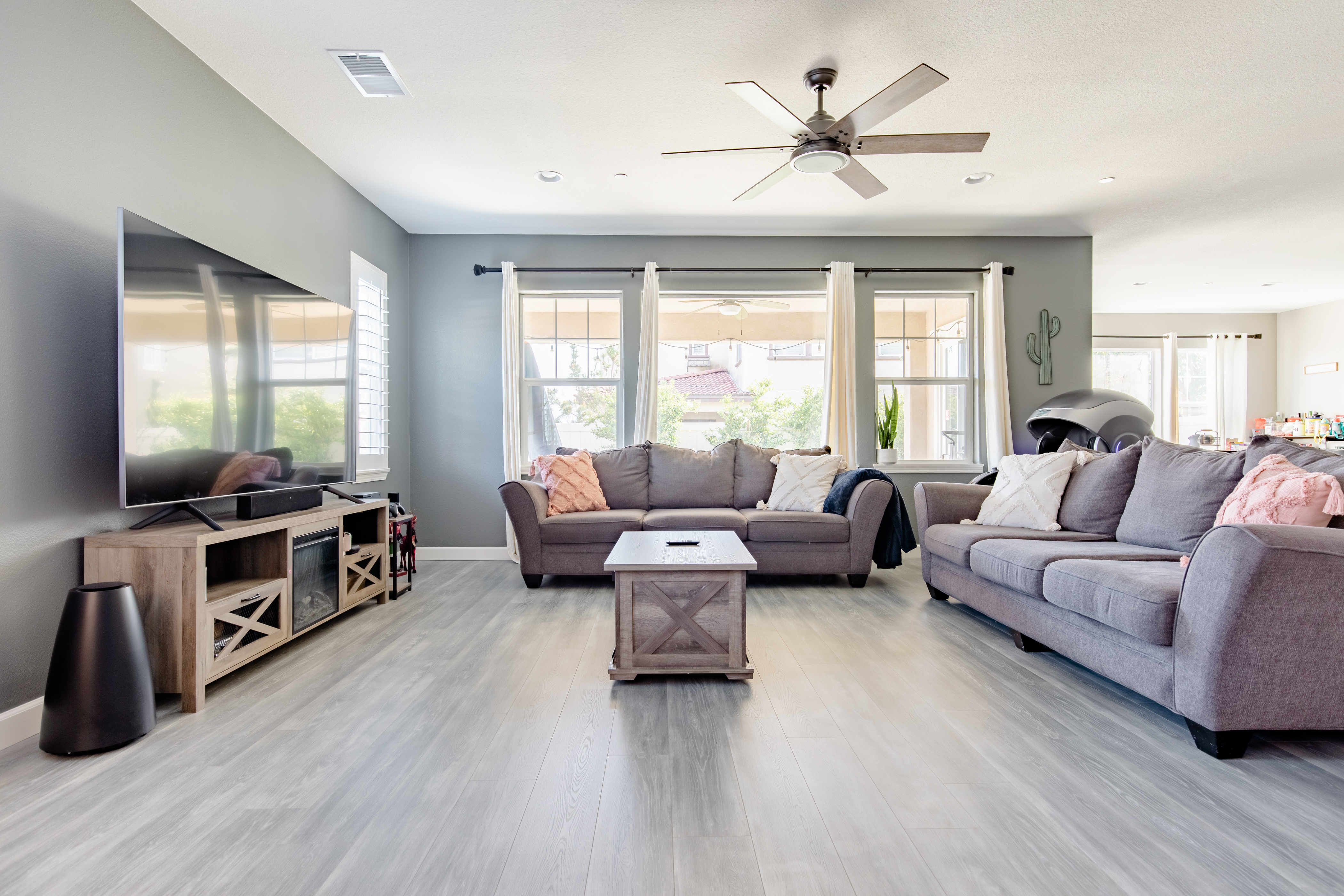 Large clean tidy cozy room with private restroom