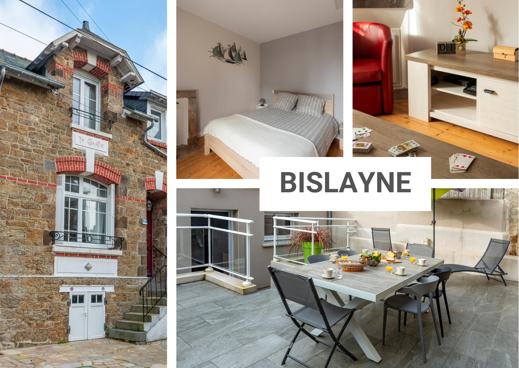 ⭐BISLAYNE⭐House 9pers ⭐200m Rochebonne beach⭐