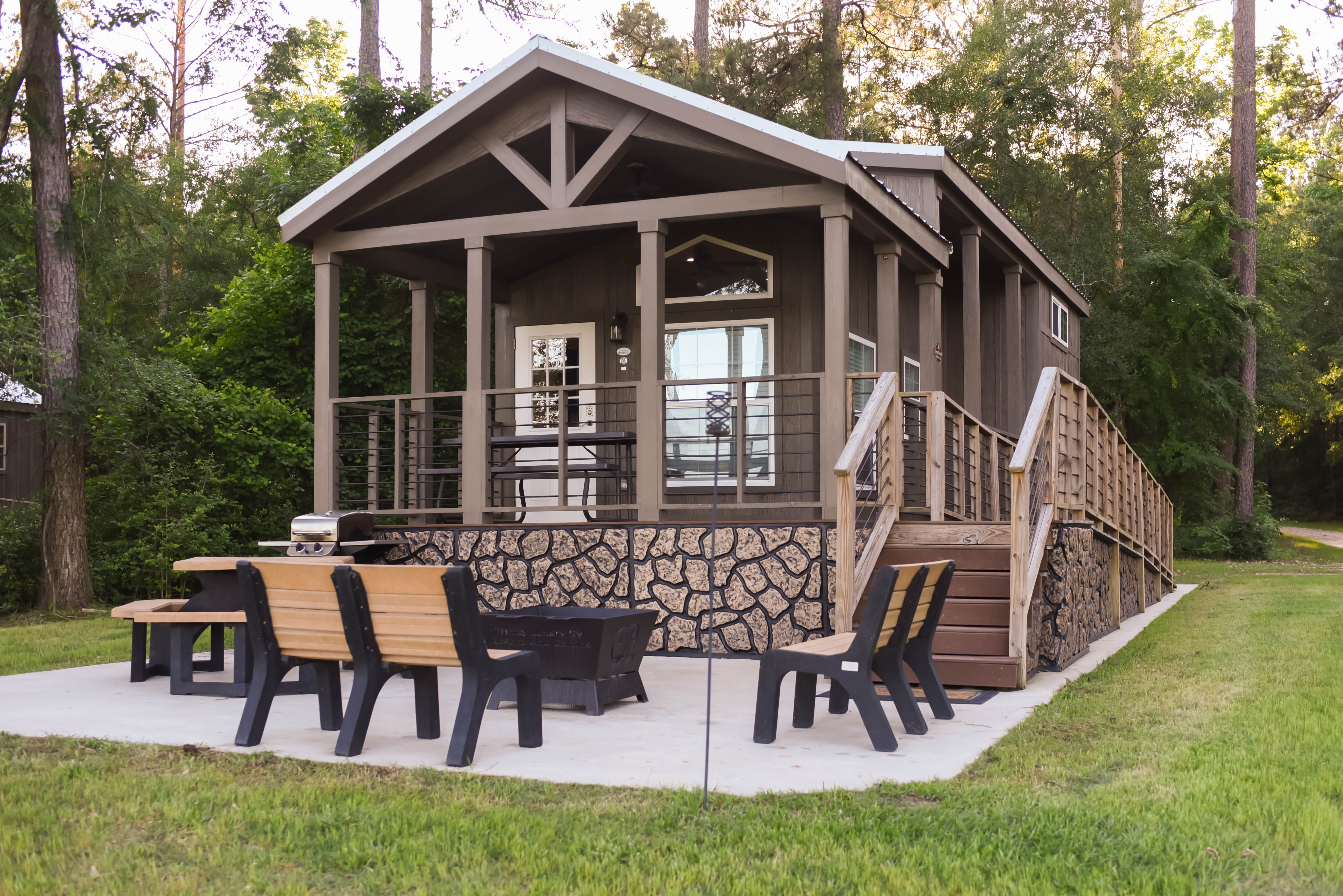 A family sized tiny house in the country