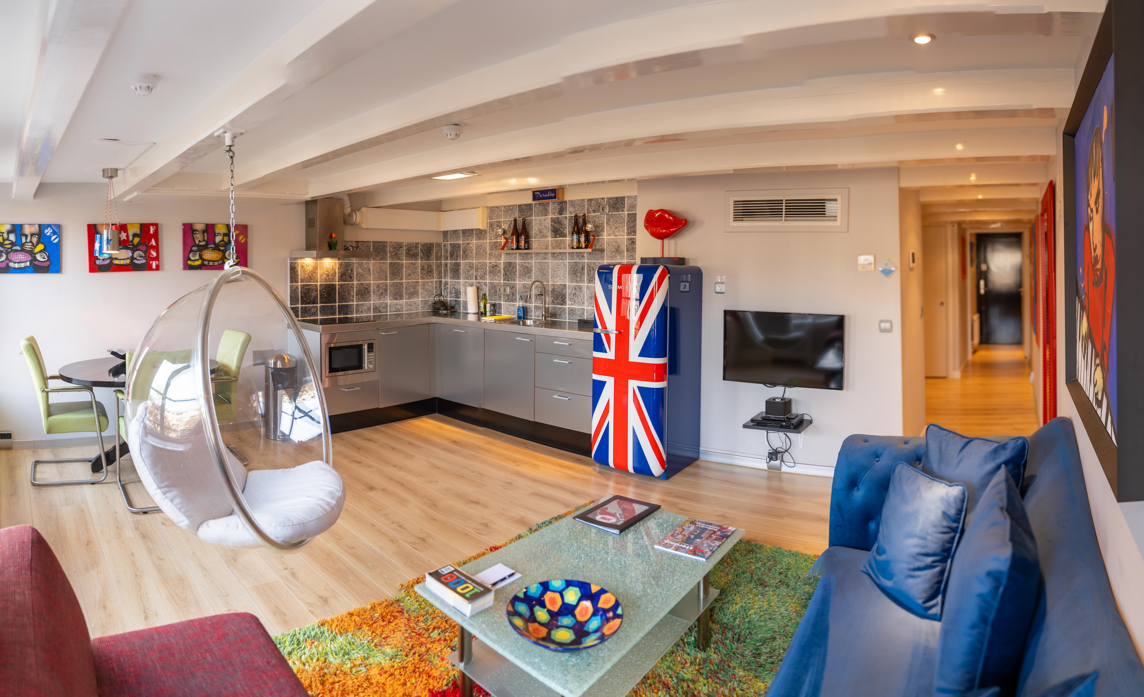 Herman Brood apartment canal view — Amsterdam stay