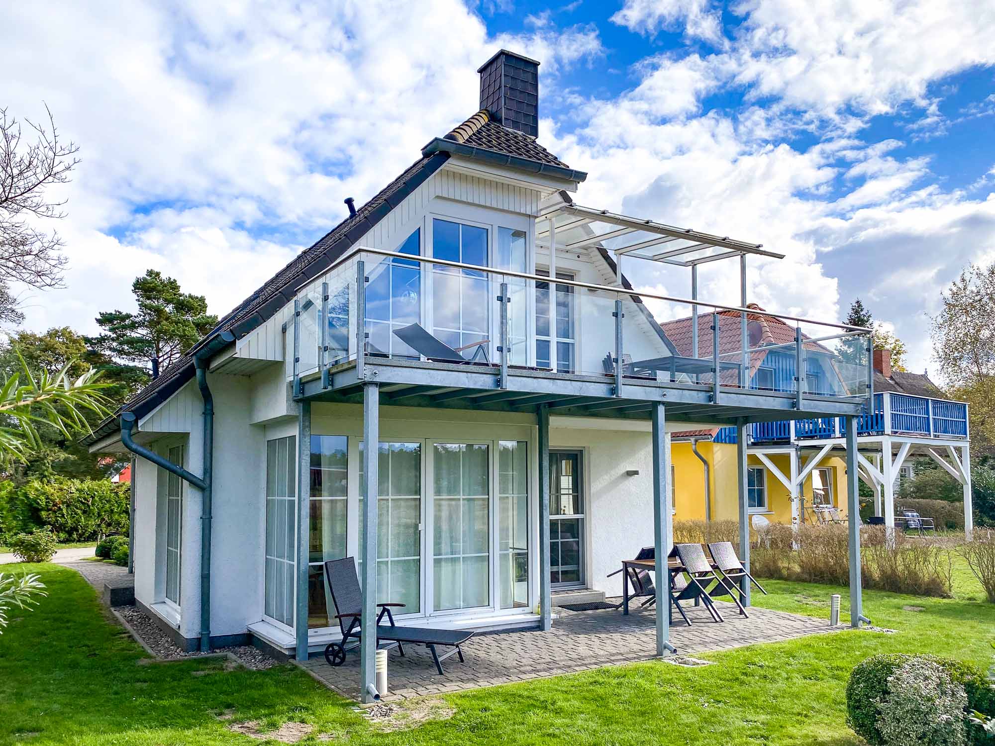 Prerow Baltic Sea *balcony*panoramic view*dream kitchen*fireplace*
