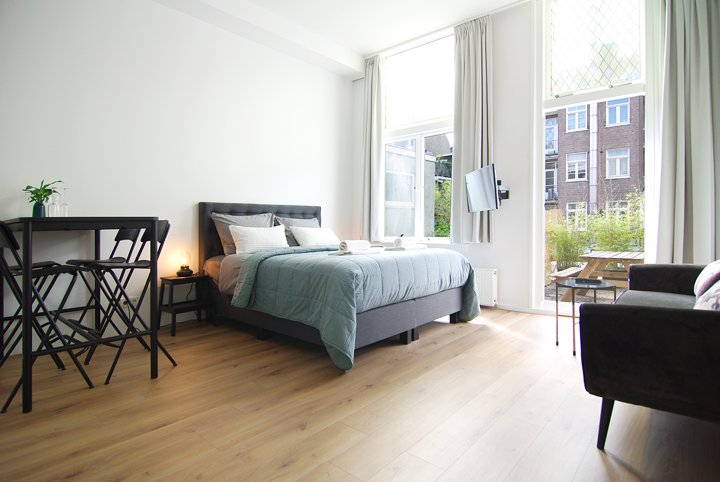 Private studio with own bathroom&terrace - Bed ...