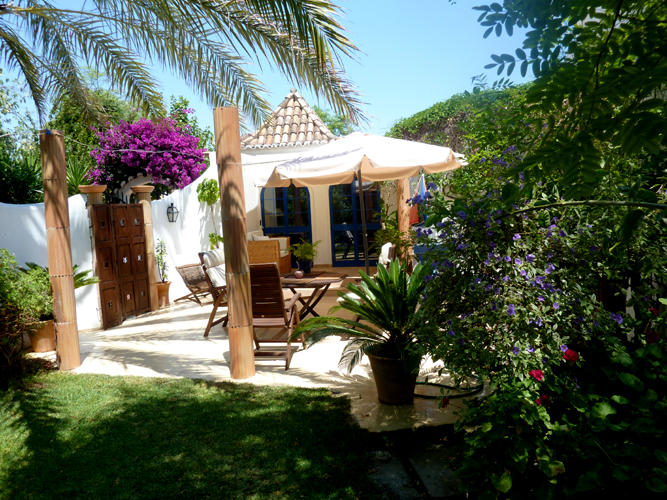 Gardenia in the tropical garden