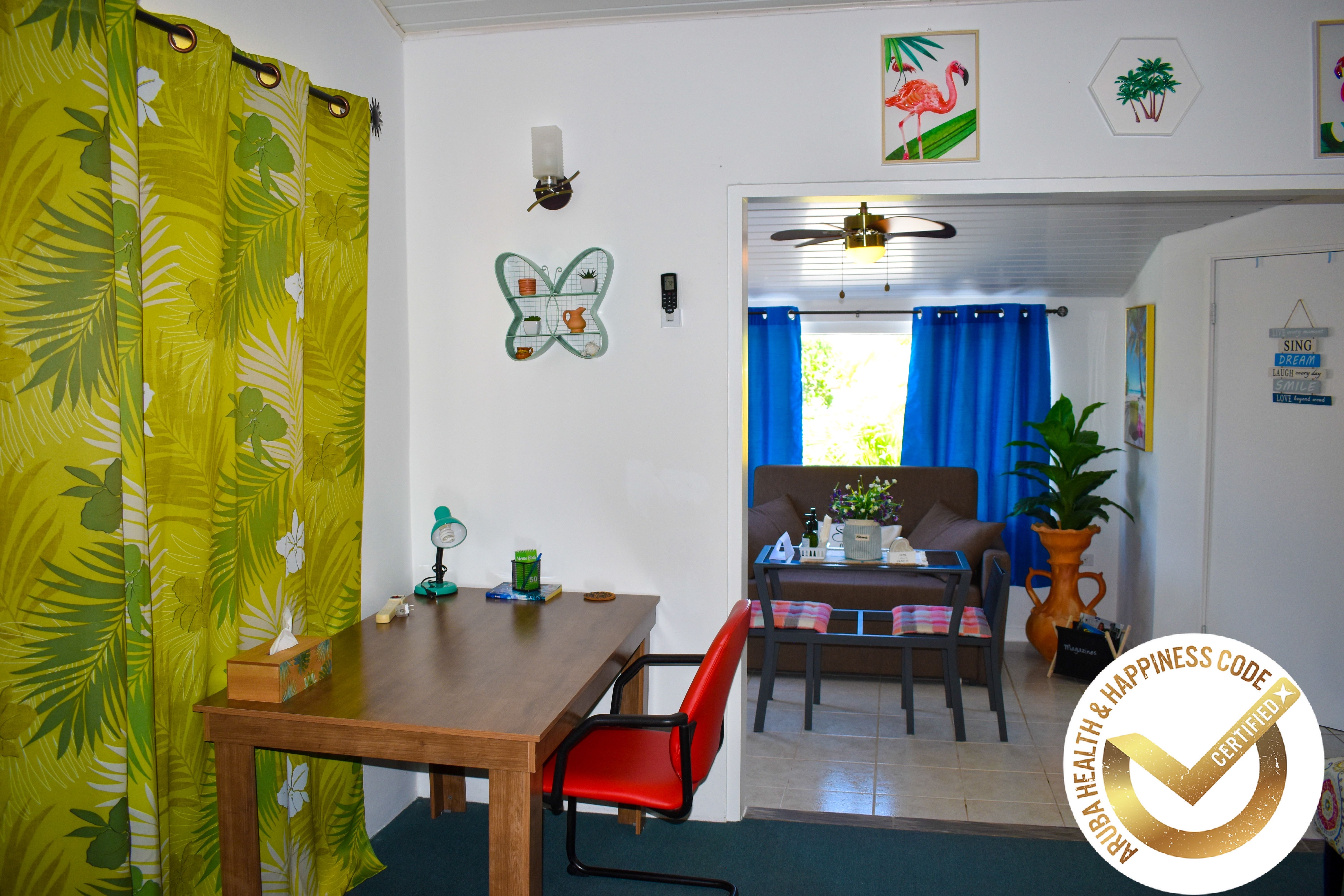 Dushi Vacation Studios # 1, close to the beach.