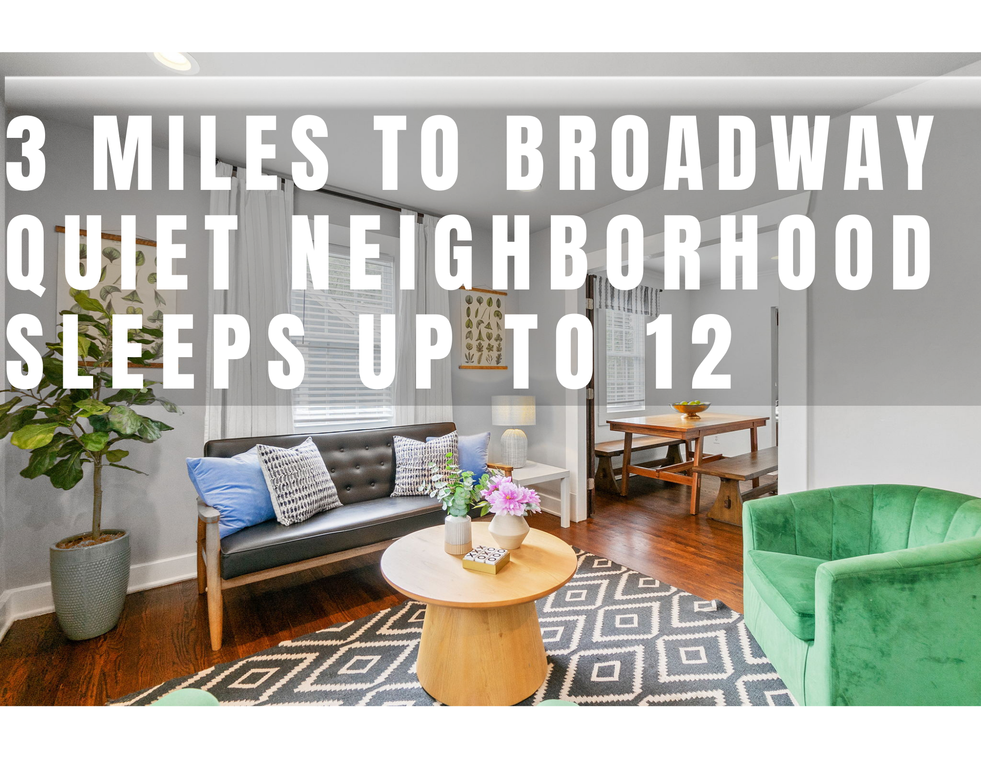 12 S house- 3 MILES to downtown, charming nbrhd in District 17, Nashville