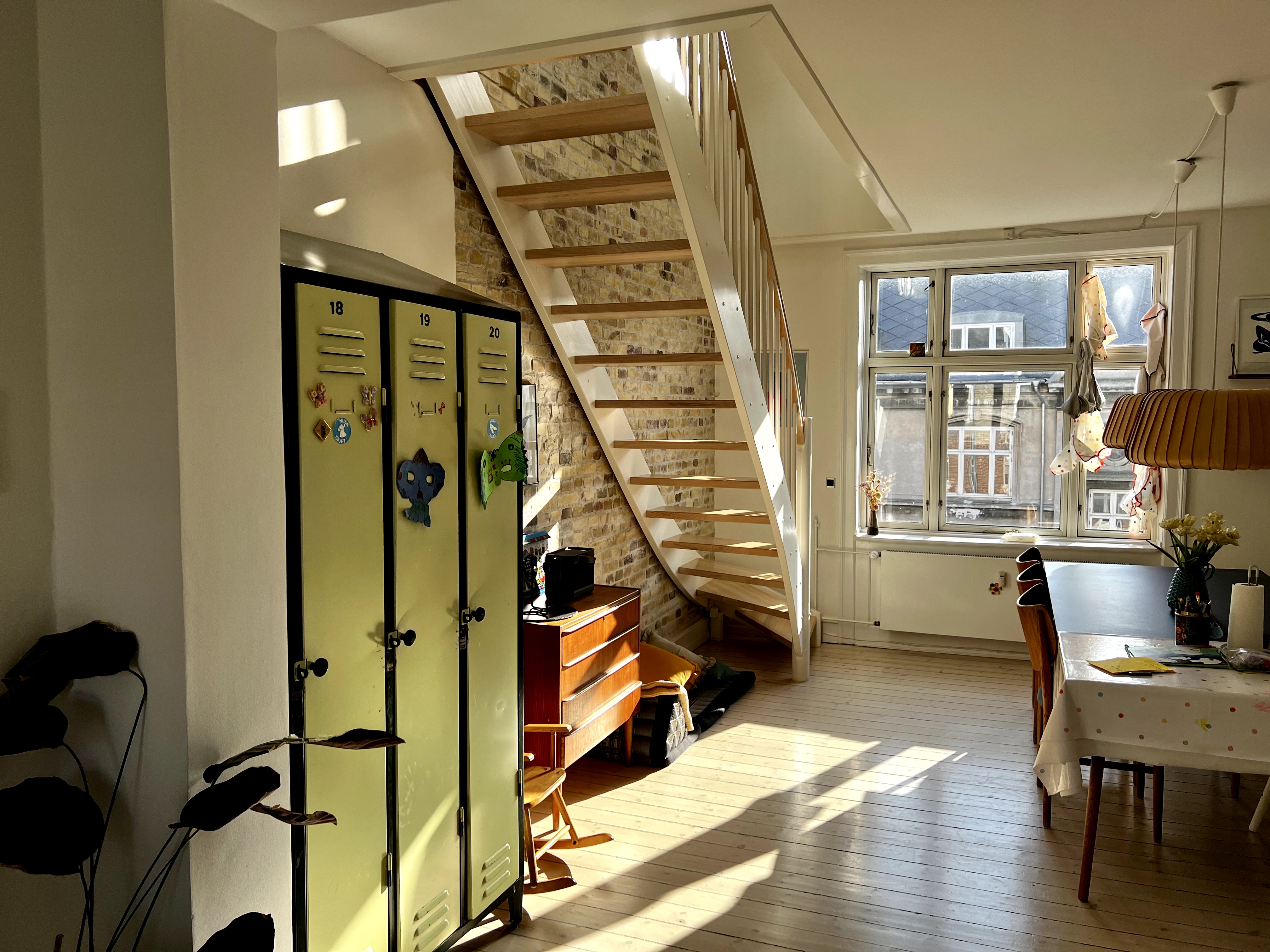 Beautiful, spacious, central, renovated Penthouse in Vesterbro-Kongens Enghave, Copenhagen