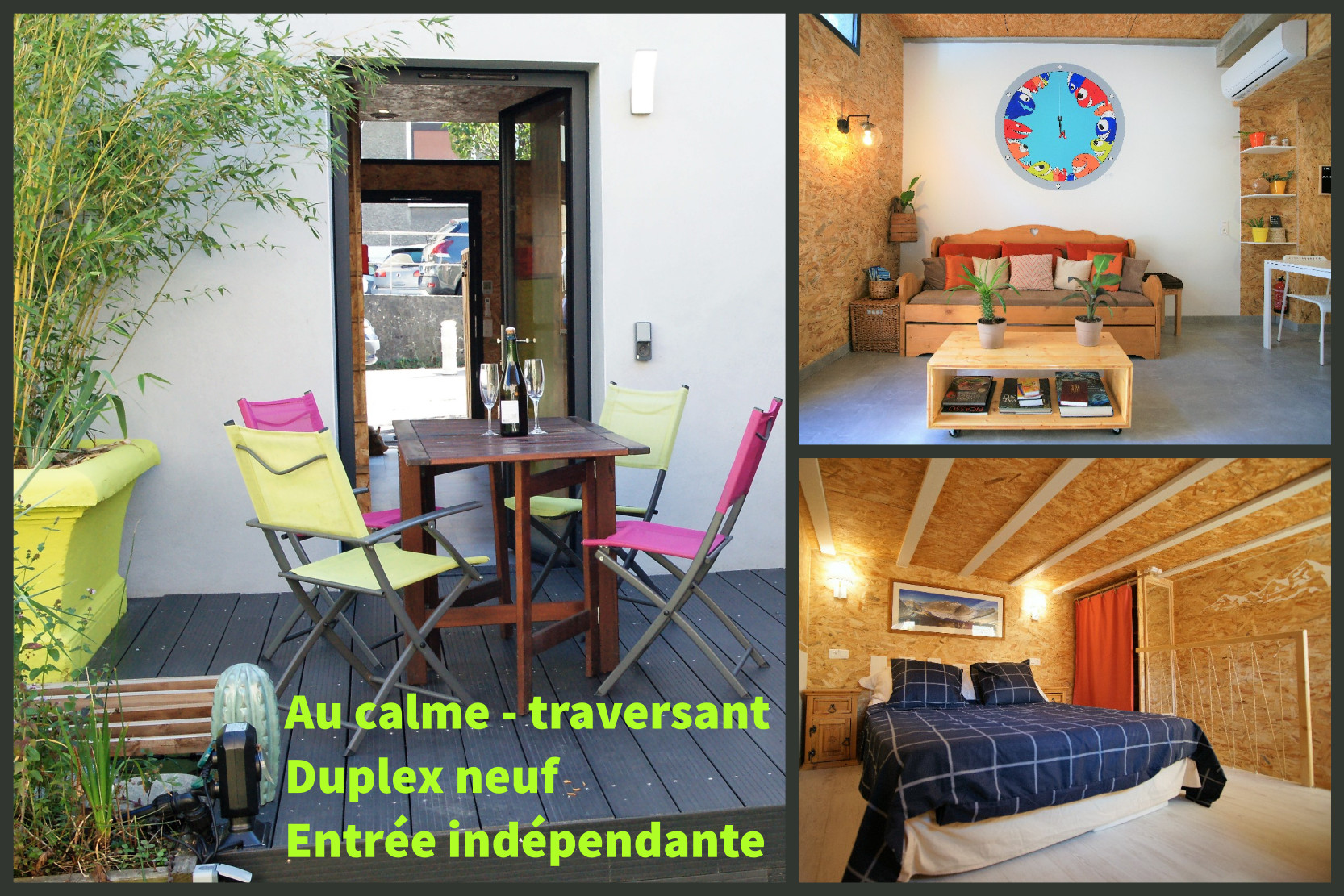 Appt-Loft, private terrace, greenery, 10 min Geneva