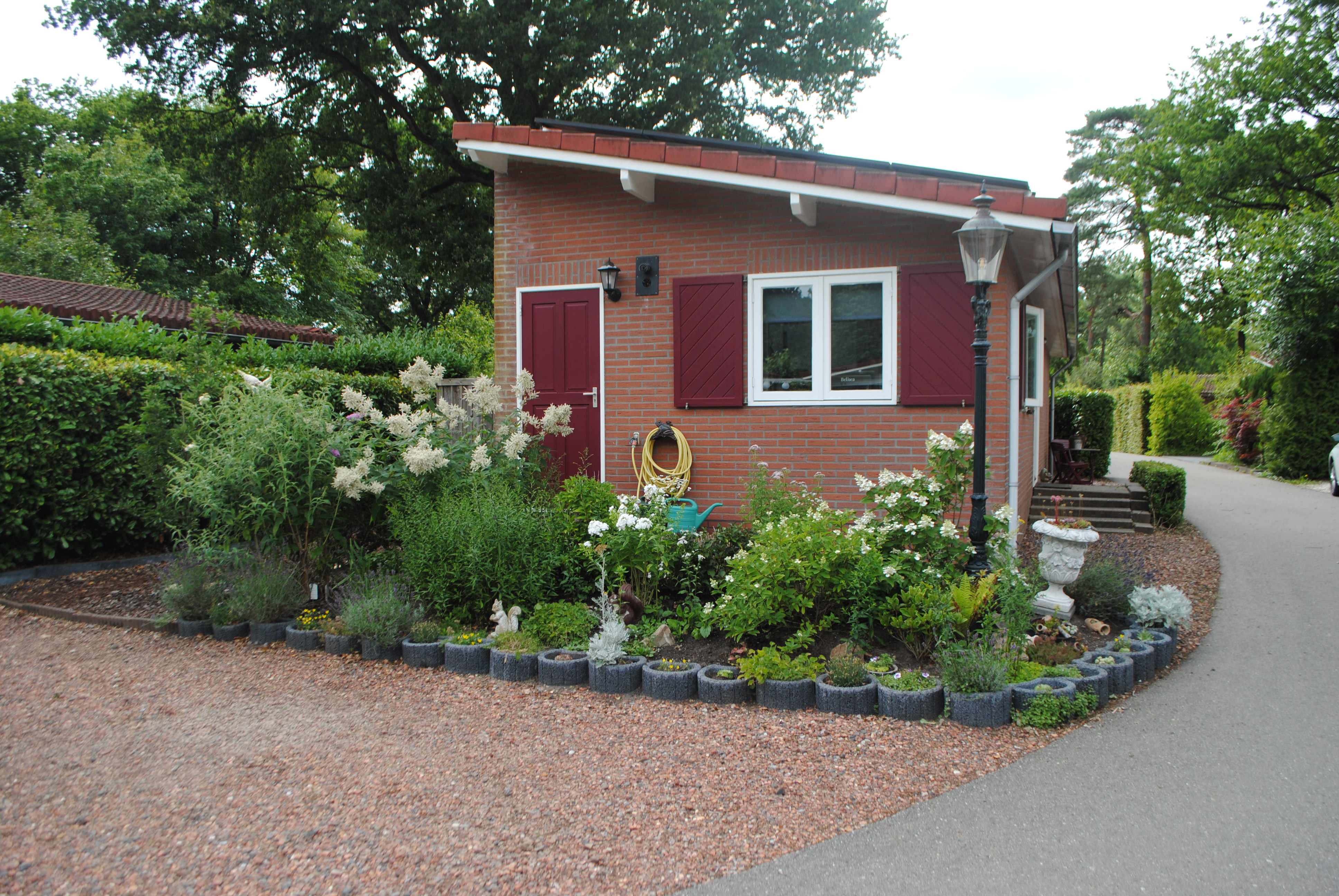 Recreation home in wooded area