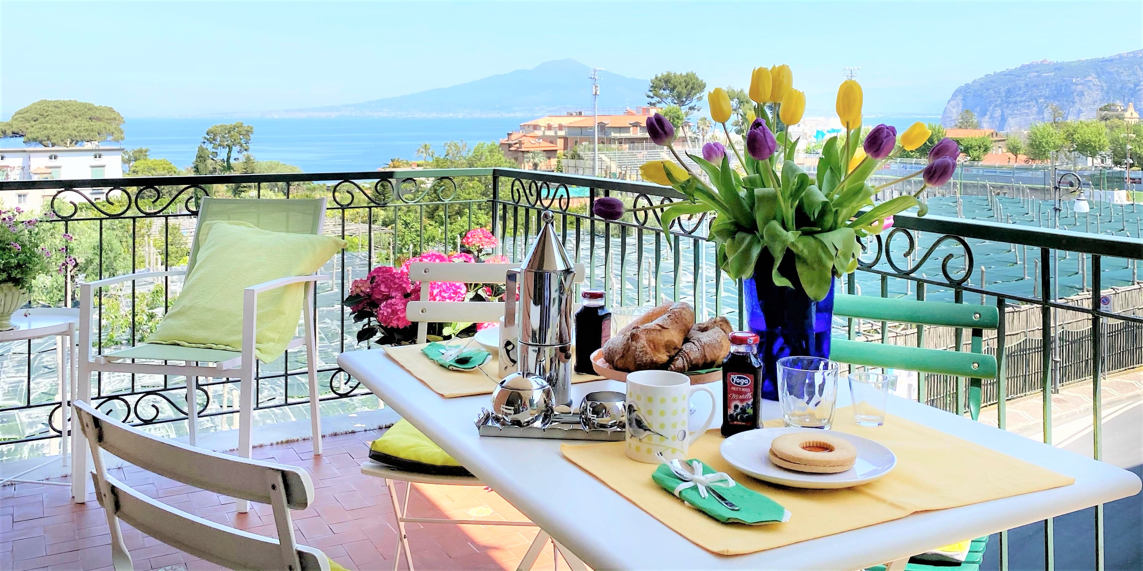 Amazing terrace seaview  in luxury and central apt