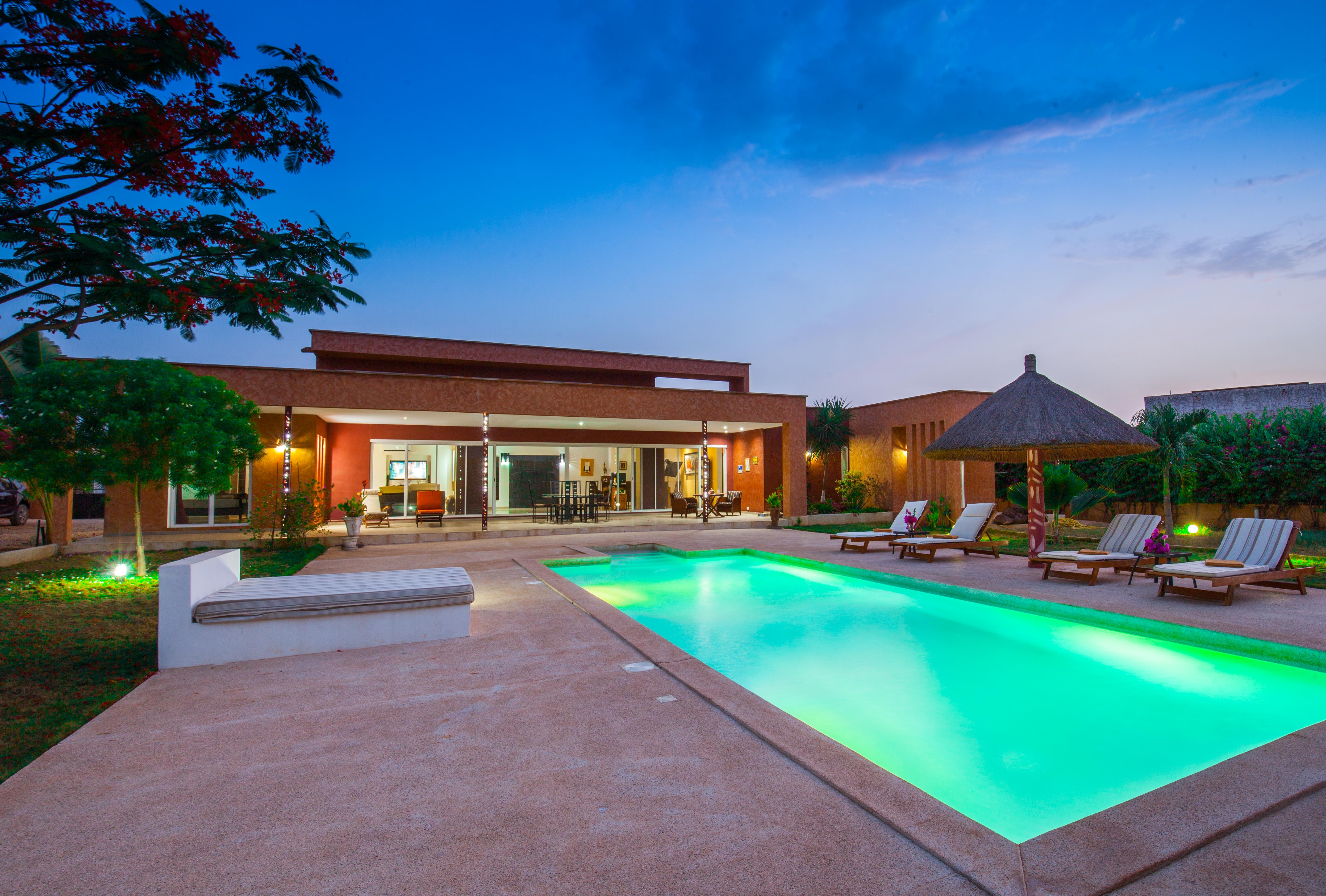 Spacious luxury private pool villa