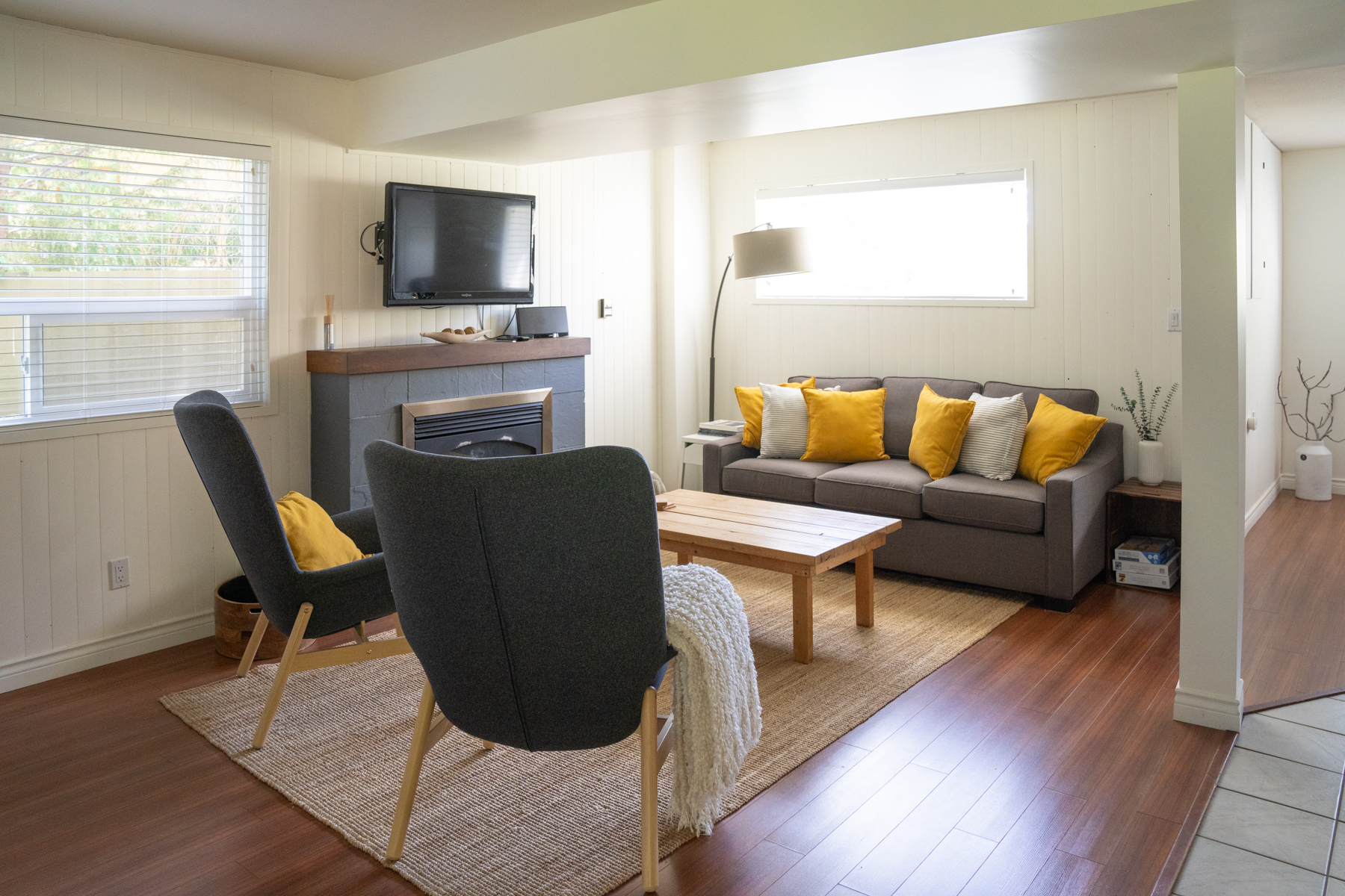 Summer in Squamish in a garden suite.