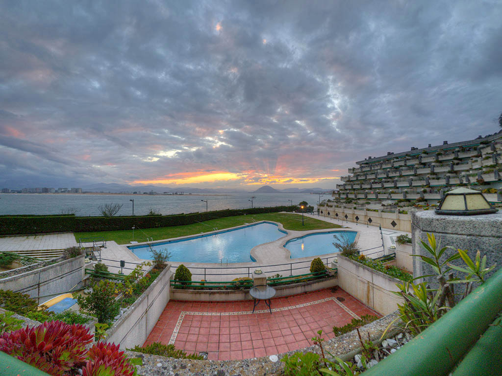 Sea view. San Martin Beach, close to city center.