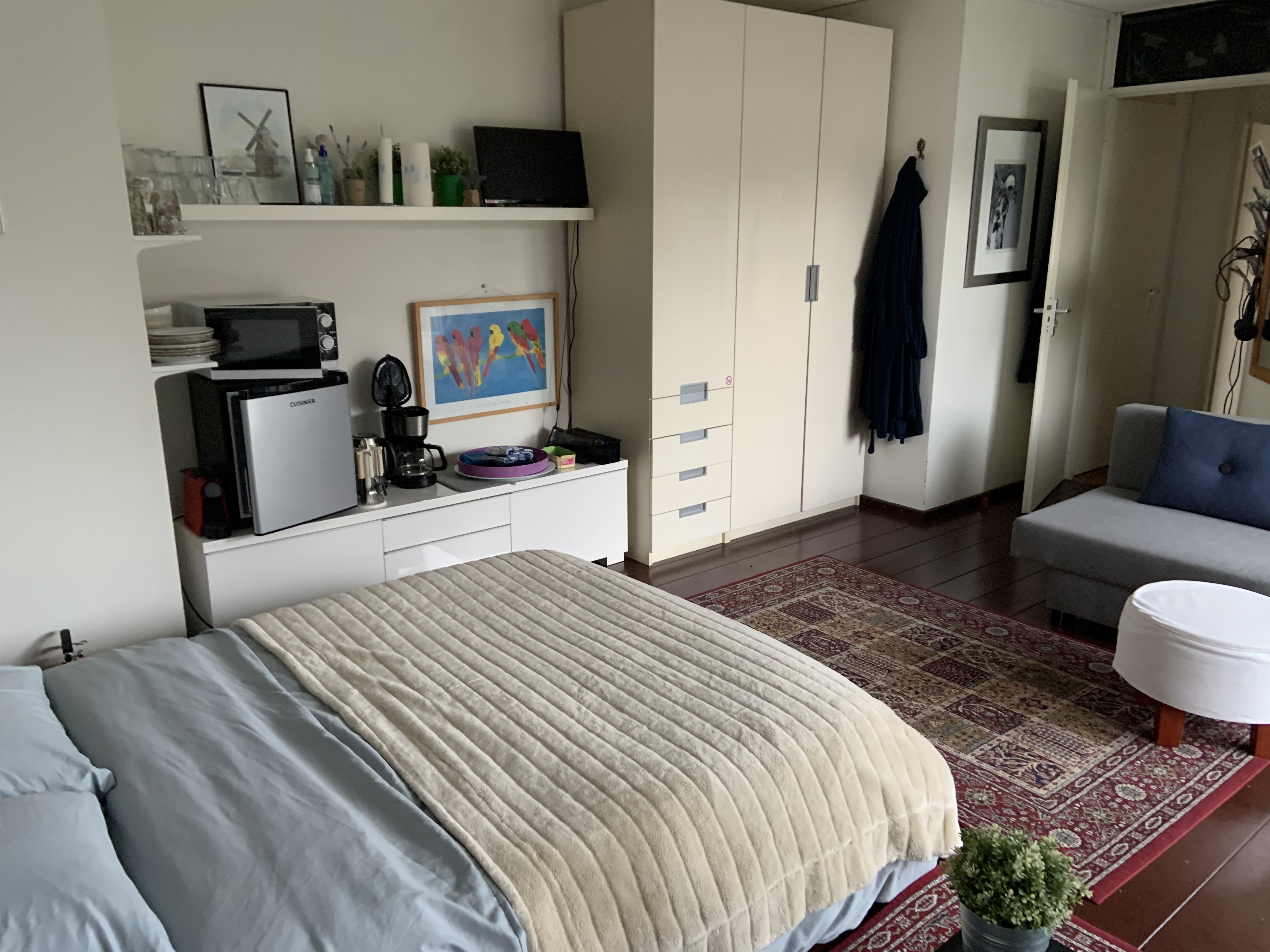 Sleeping near the mill. — Amsterdam stay
