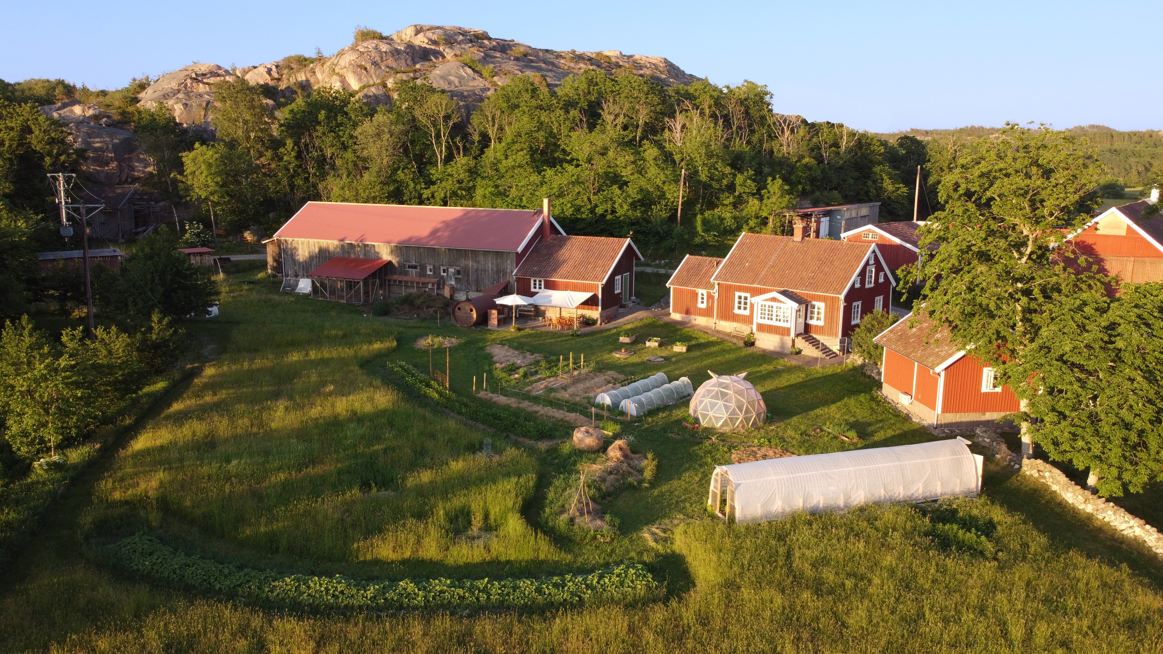 Guest house on a small farm
