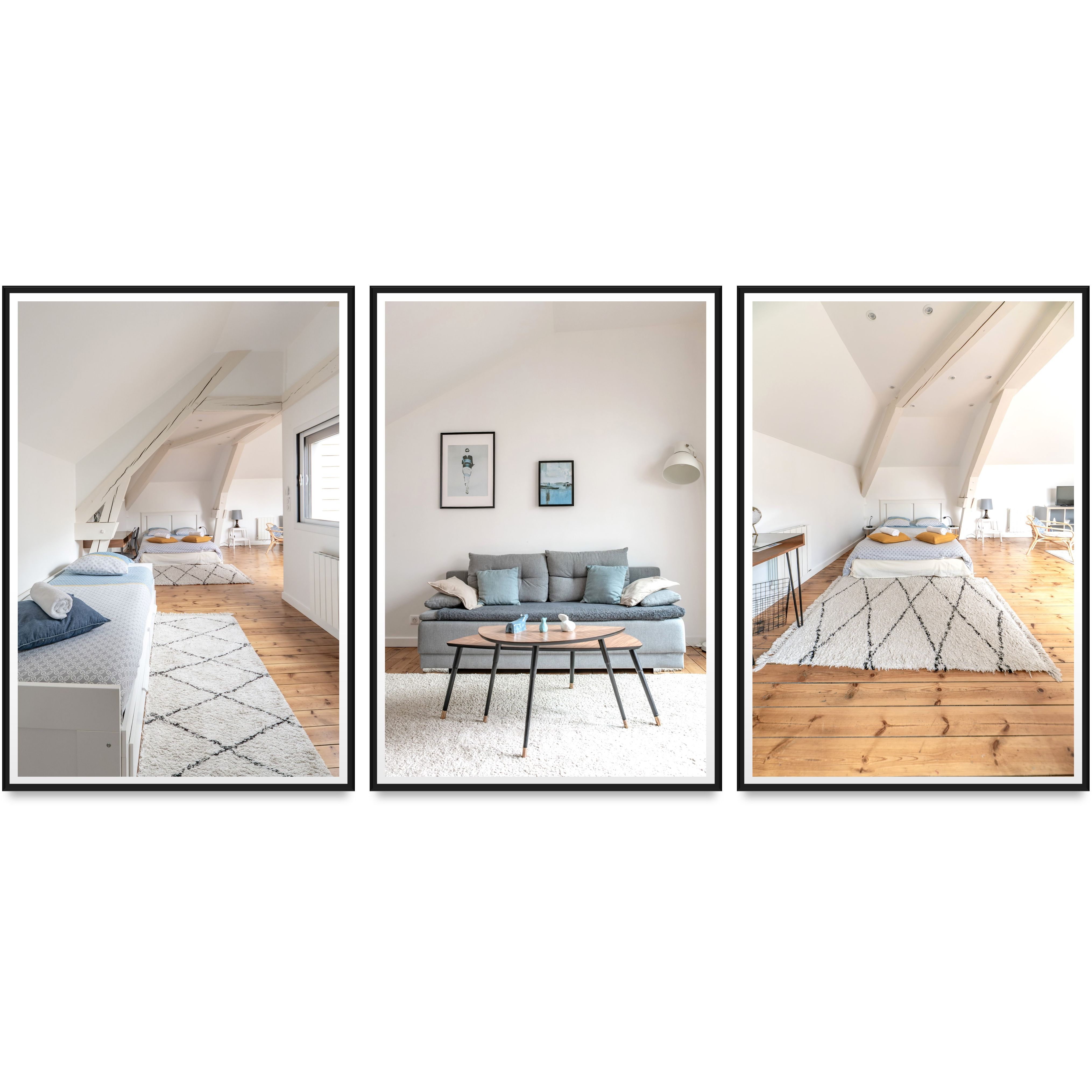 Spacious design Loft style apartment with terrace
