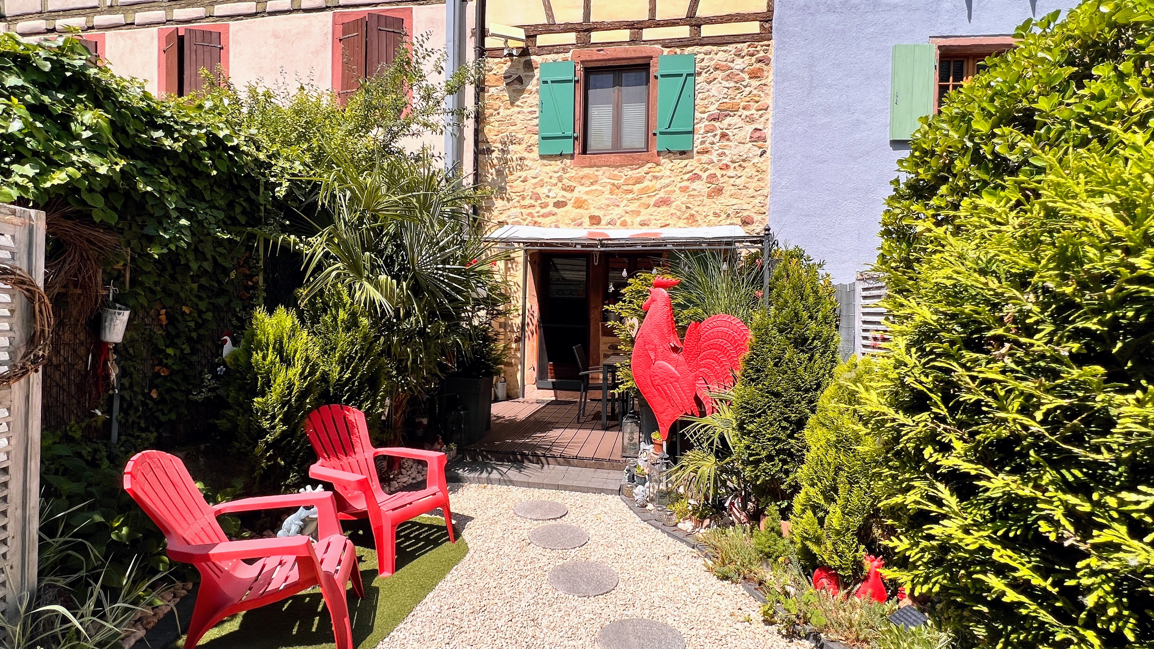 🐓GITE & JARDIN LE COQ ROUGE ⭐⭐⭐⭐